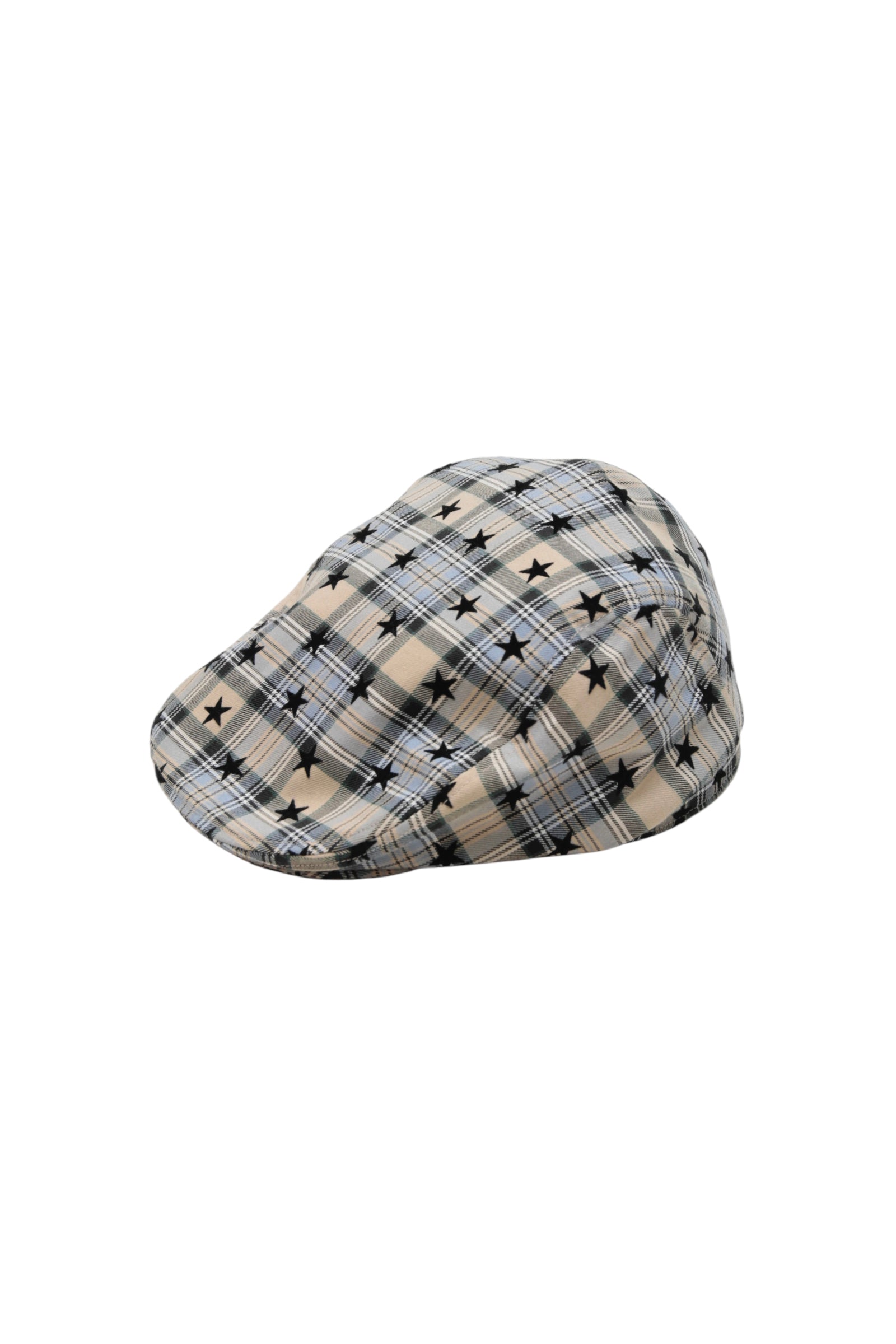 STAR CHECK NEWSBOY CAP