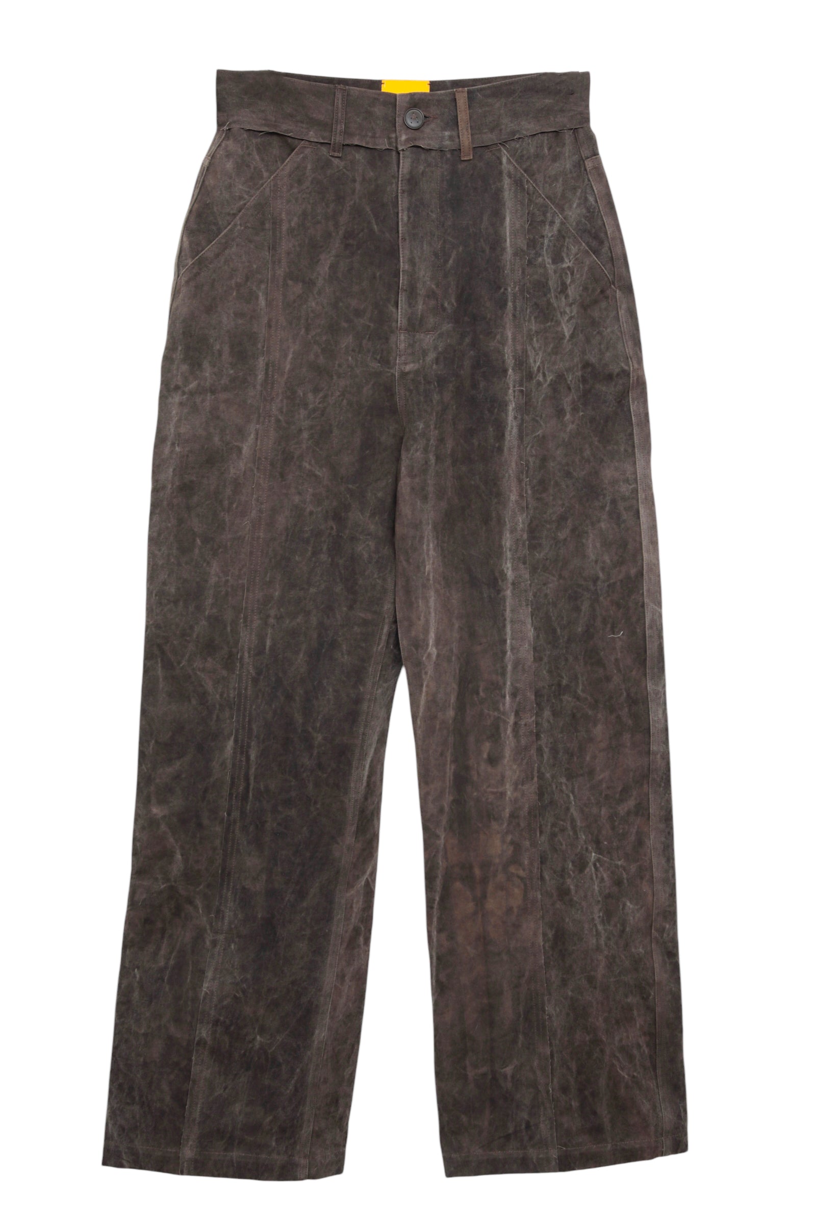 AIREI PERSIMMON DYED BIG FIT PANTS