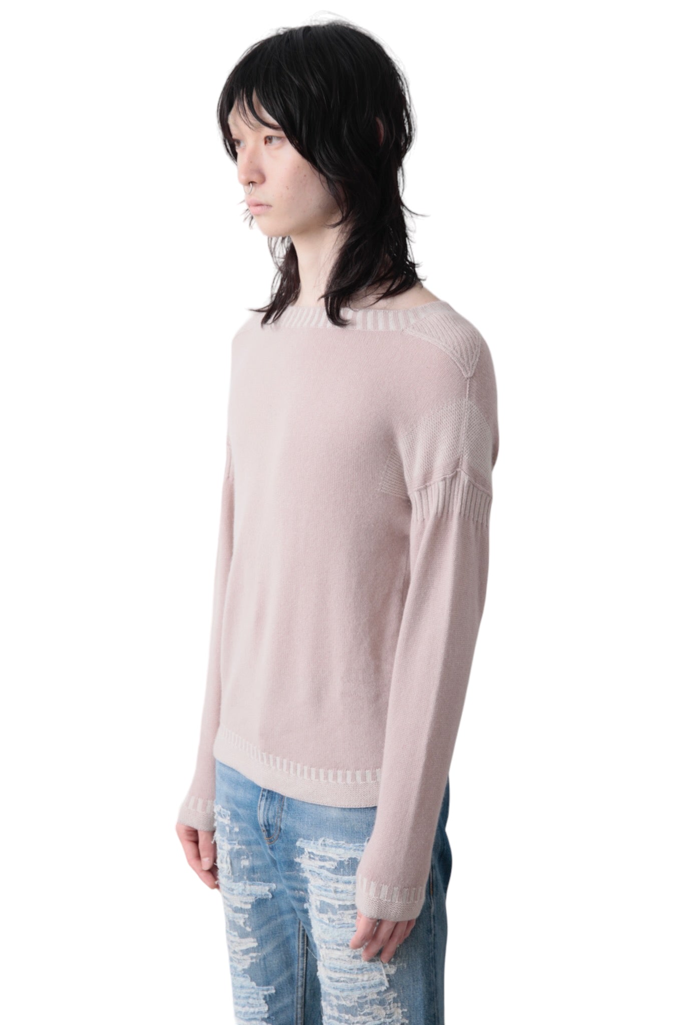 BURBERRY PRORSUM BACK PLEATS SWEATER