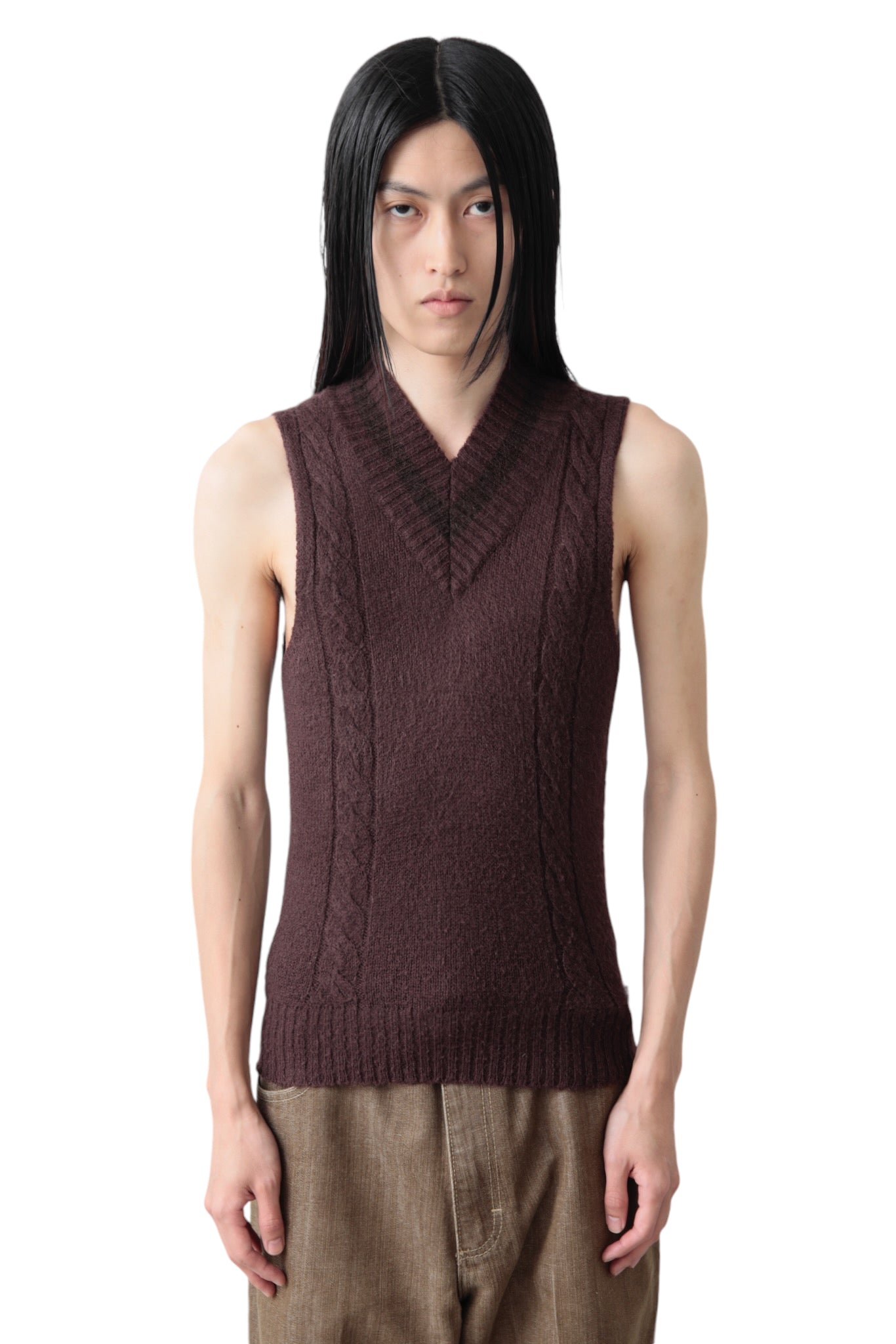 JEAN PAUL GAULTIER TIGHT KNIT VEST