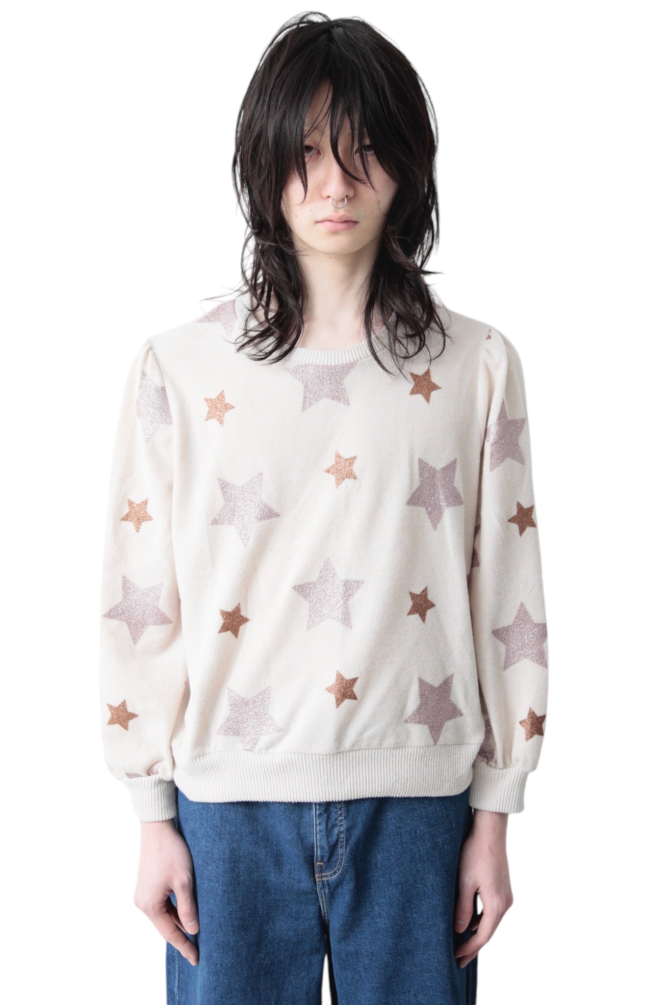 DISPERSED LAME STAR SWEATER