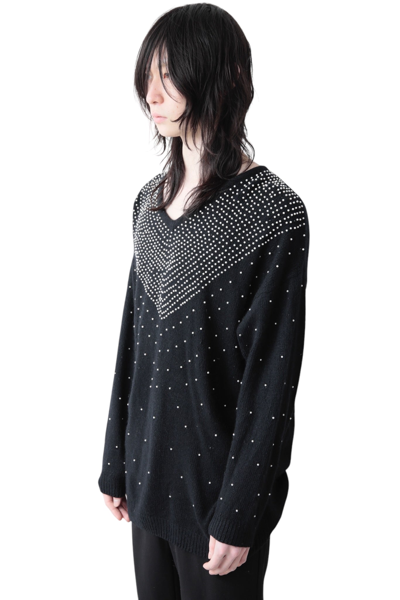 DISPERSED PEARL SWEATER