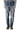 A-POC ISSEY MIYAKE WRINKLE PRINTED DENIM PANTS