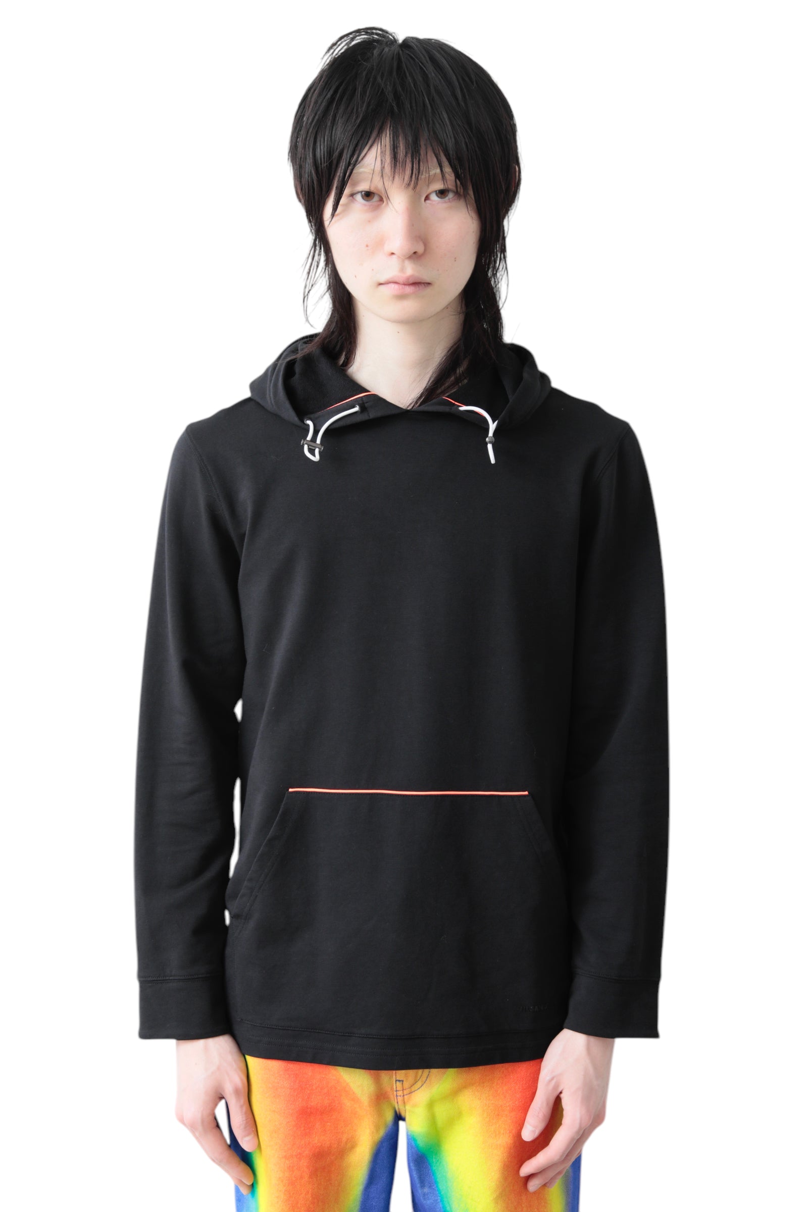 JIL SANDER BY RAF SIMONS PIPING PULLOVER HOODIE