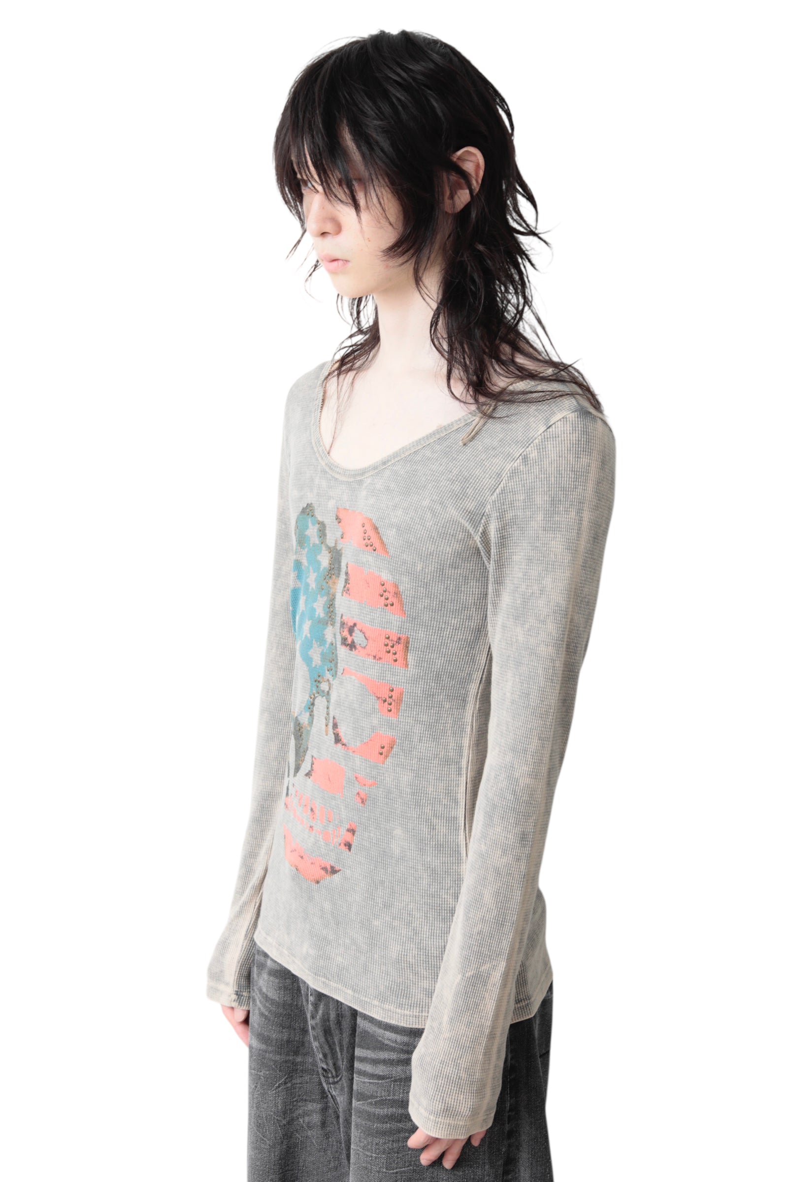 AMERICAN SKULL LONG SLEEVE T-SHIRT