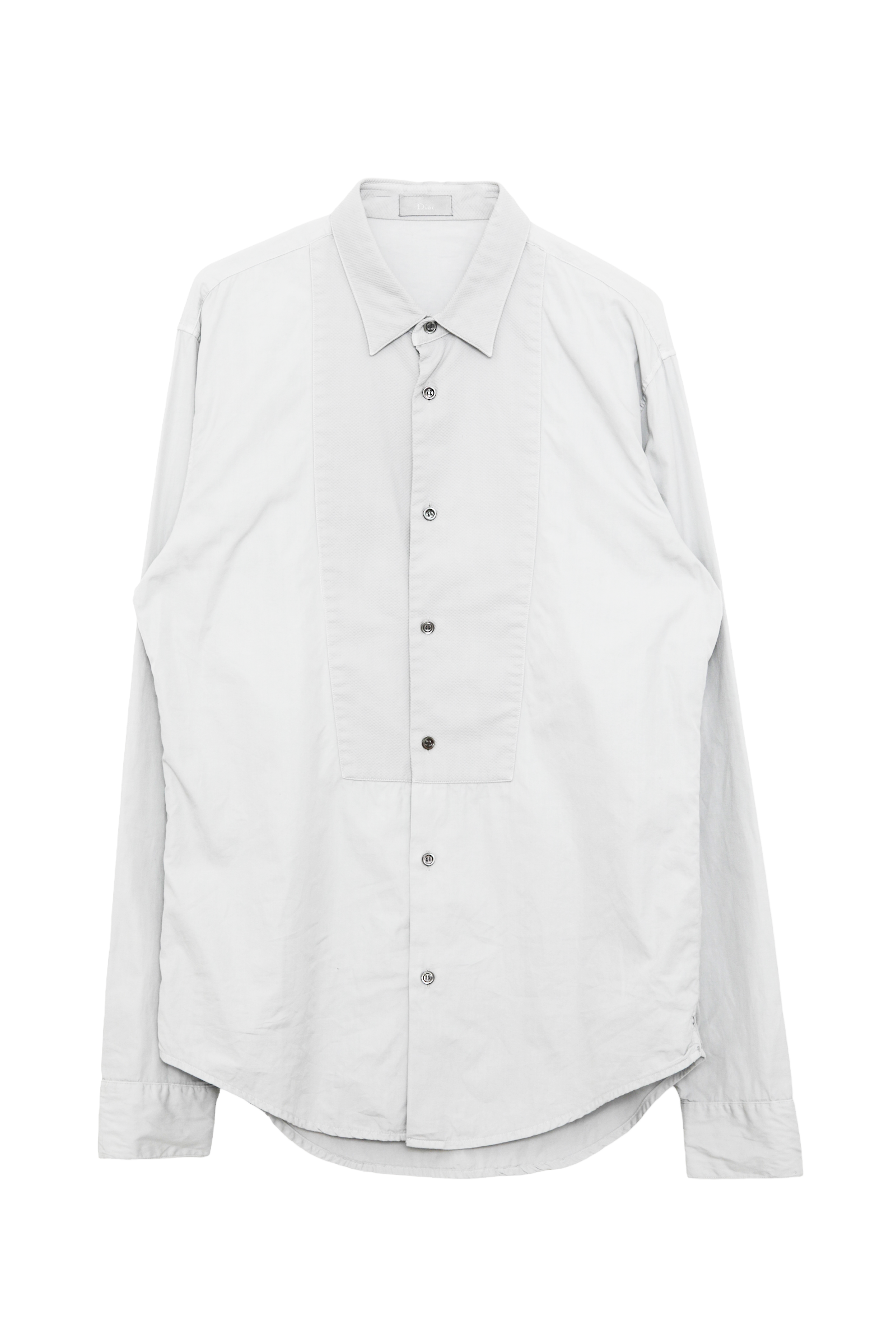 2005S/S DIOR HOMME BY HEDI SLIMONE SWITCHING COTTON SHIRT