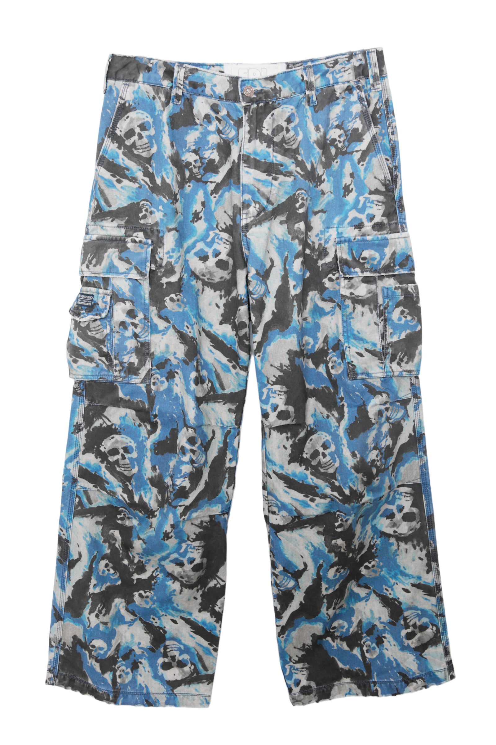 ERL UNISEX SKULL CARGO PANTS