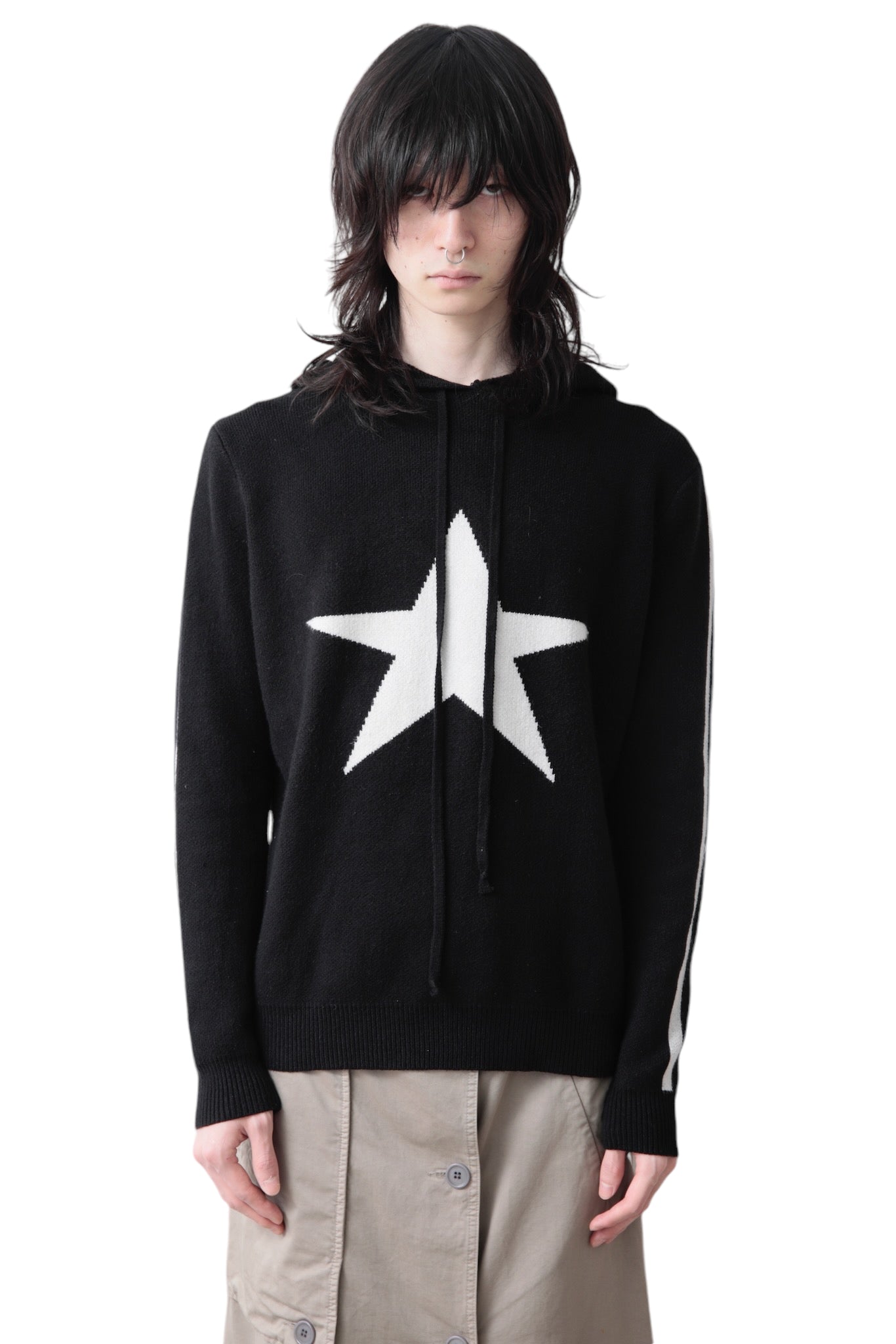 STAR LINE PULLOVER HOODIE