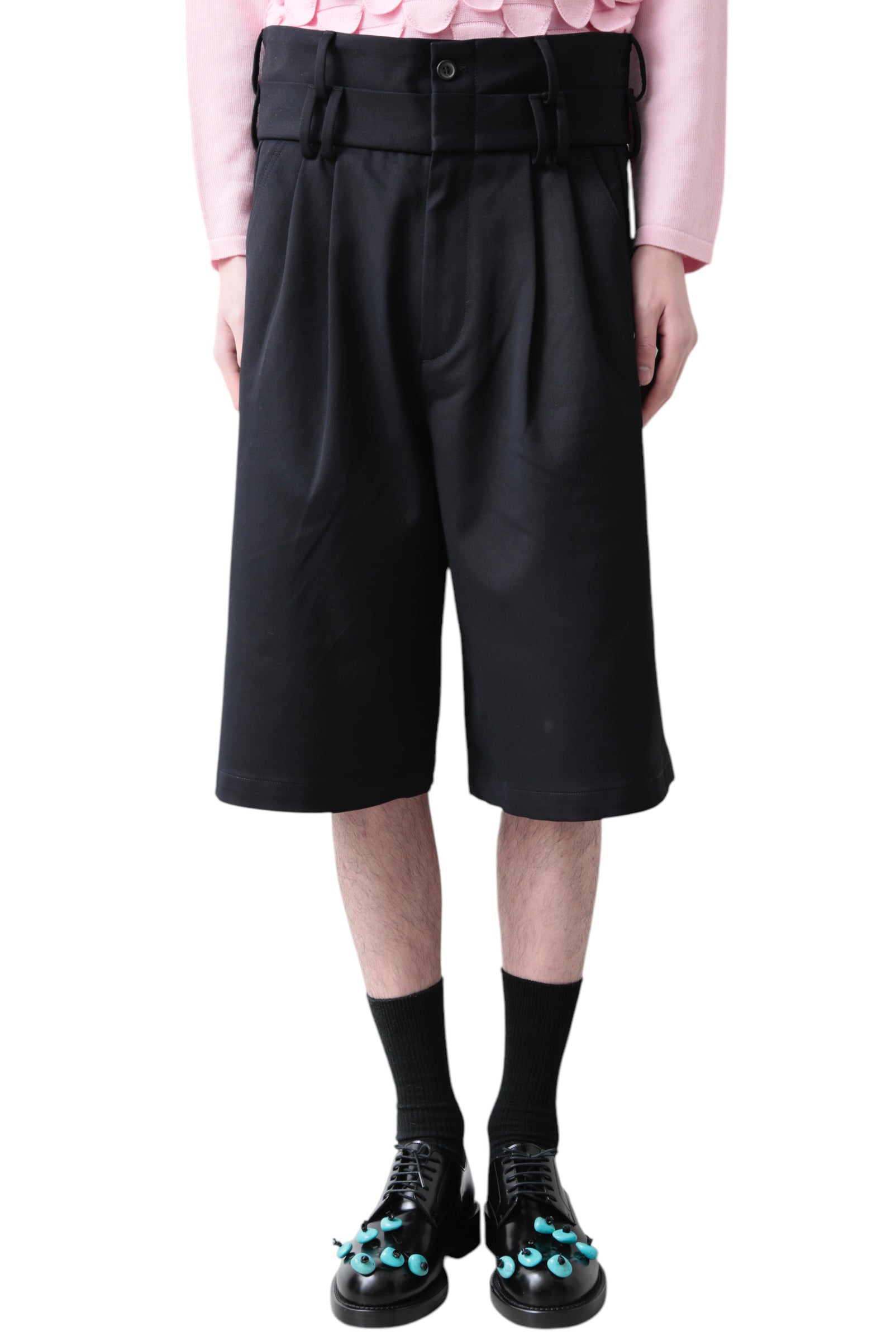 NAMACHEKO DOUBLE WAISTBAND SHORTS