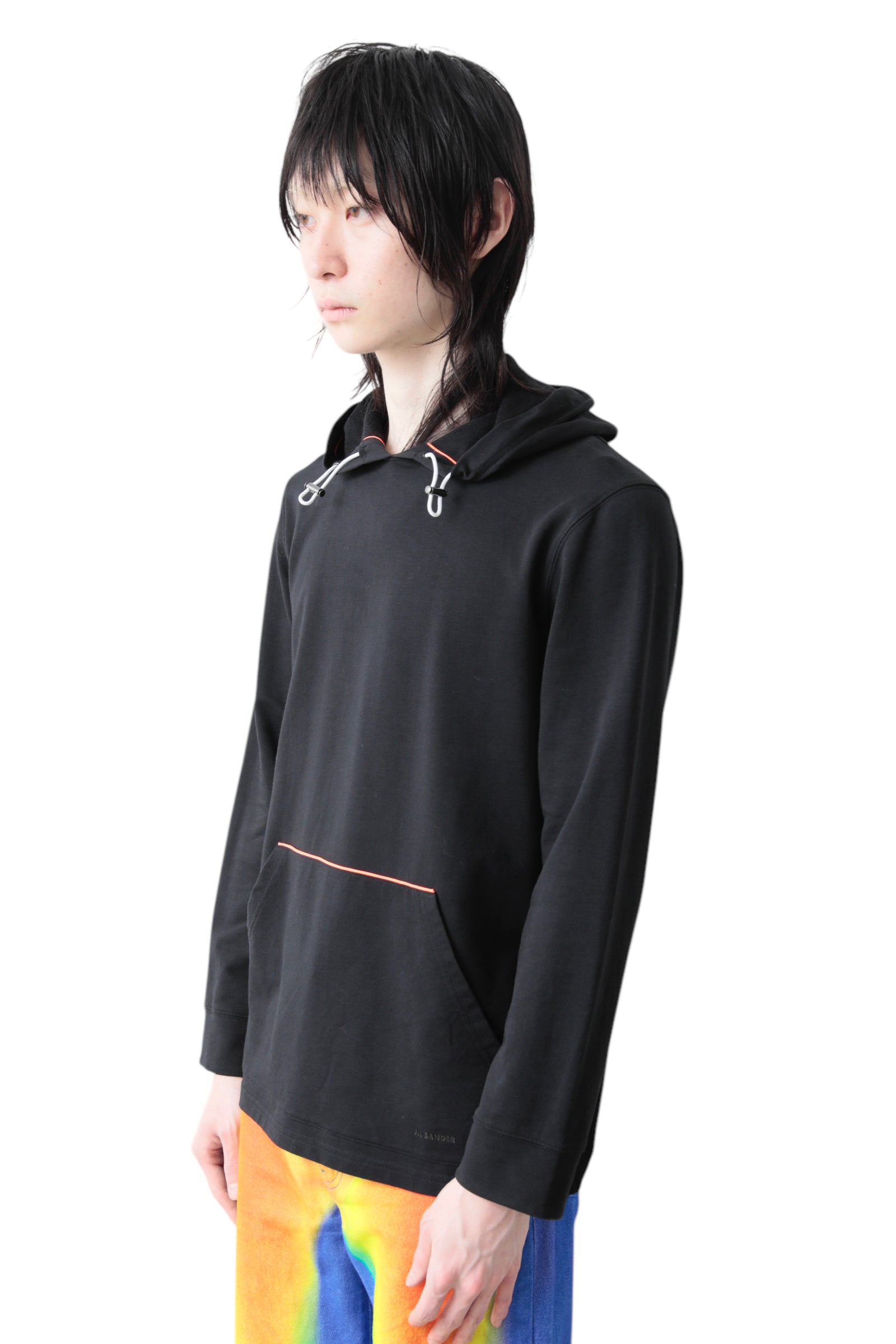 JIL SANDER BY RAF SIMONS PIPING PULLOVER HOODIE