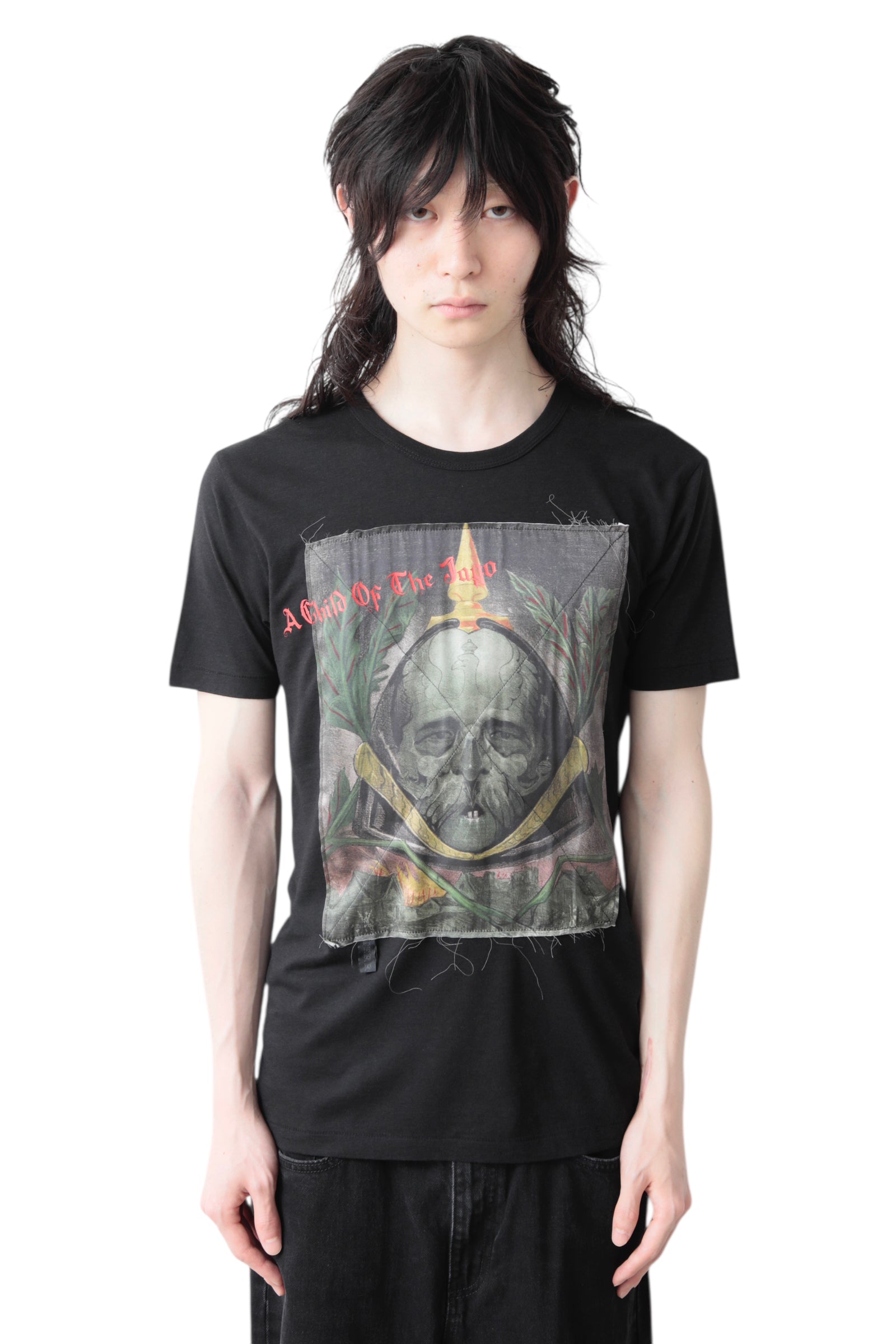 A CHILD OF THE JAGO GRAPHIC PATCH T-SHIRT