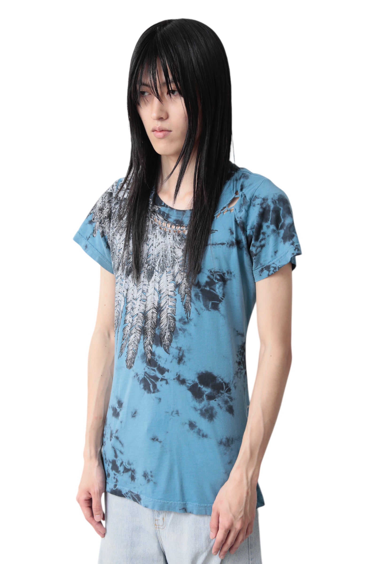 BRAIDED GRAPHIC T-SHIRT