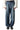 PATCHWORK FADED WIDE DENIM PANTS