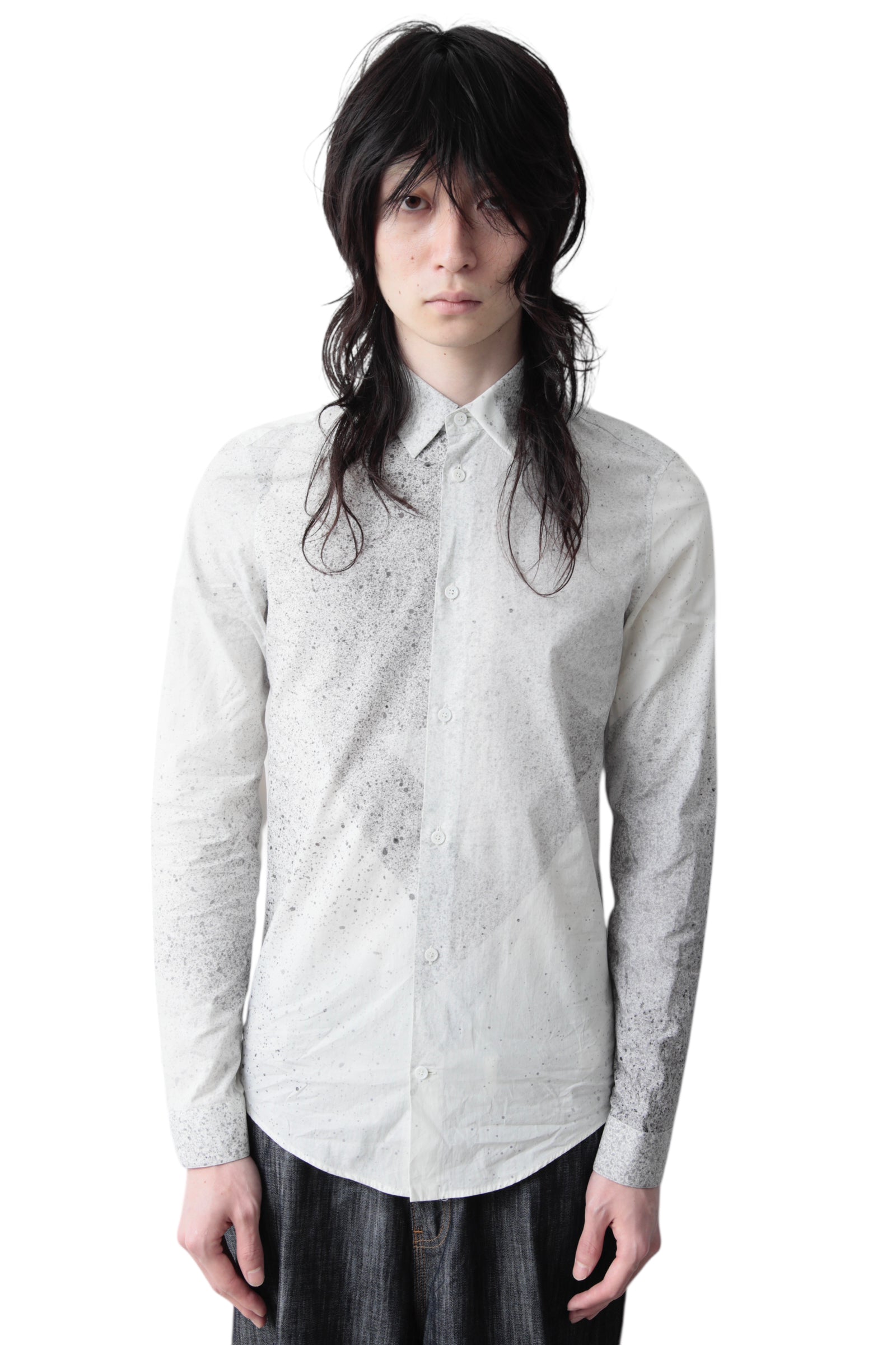 BALENCIAGA INK SPLATTER SHIRT
