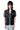 Zip-up piping knit polo