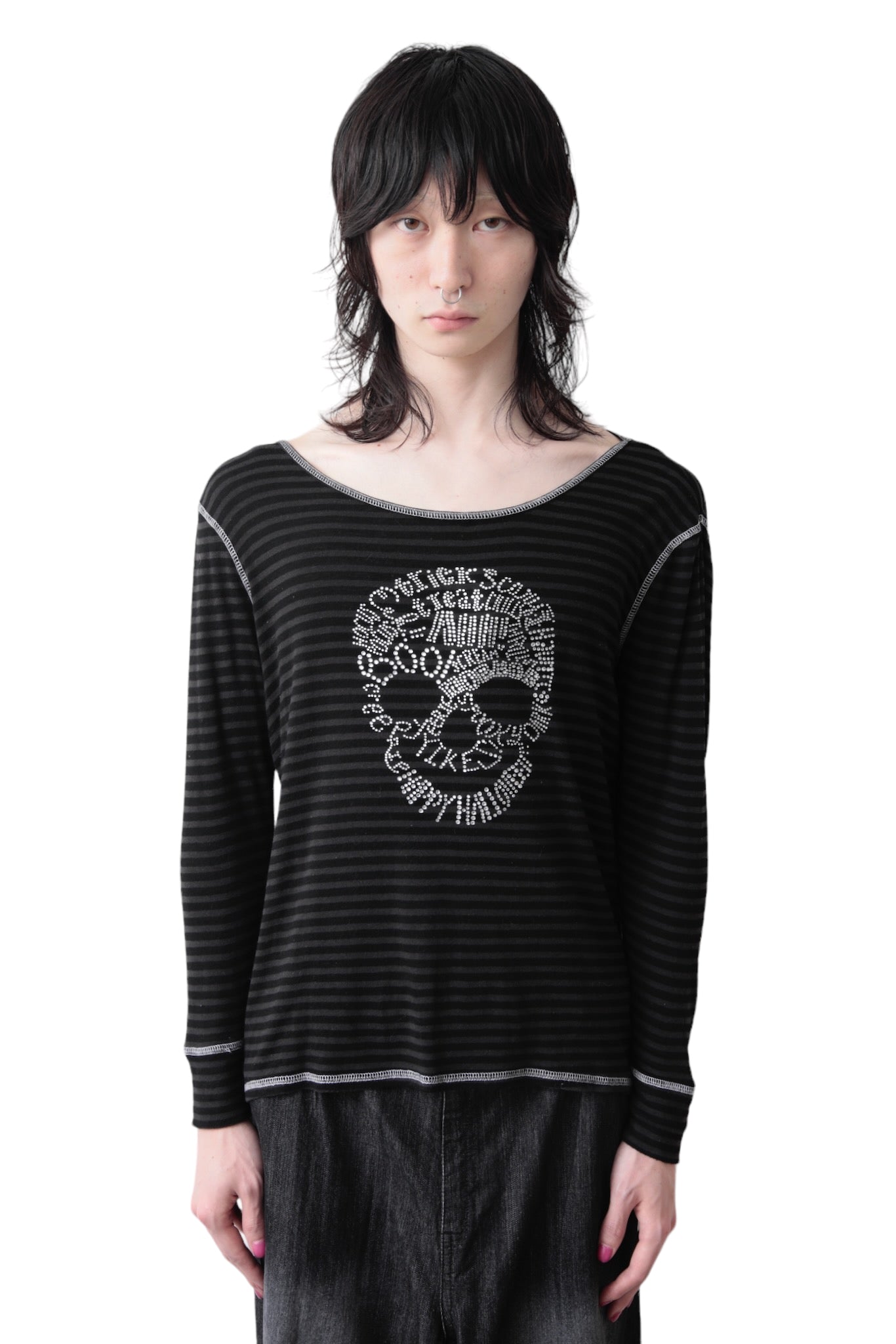 DECORATIVE SKULL BORDER TOP