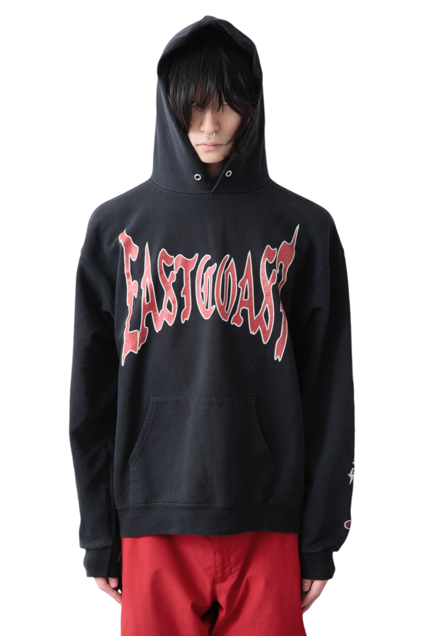 PRINTED LOGO PULLOVER HOODIE