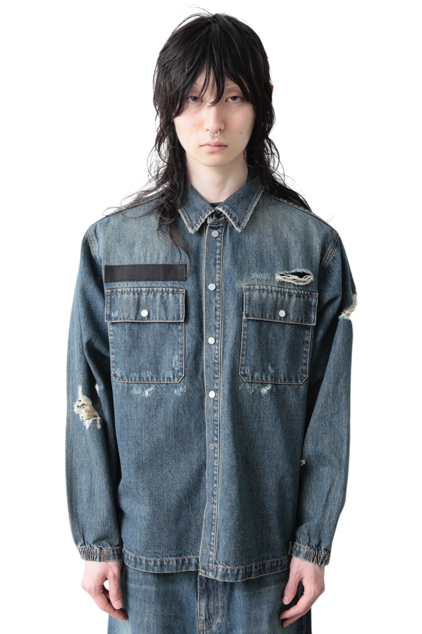 HELMUT LANG DENIM UNIFORM SHIRT