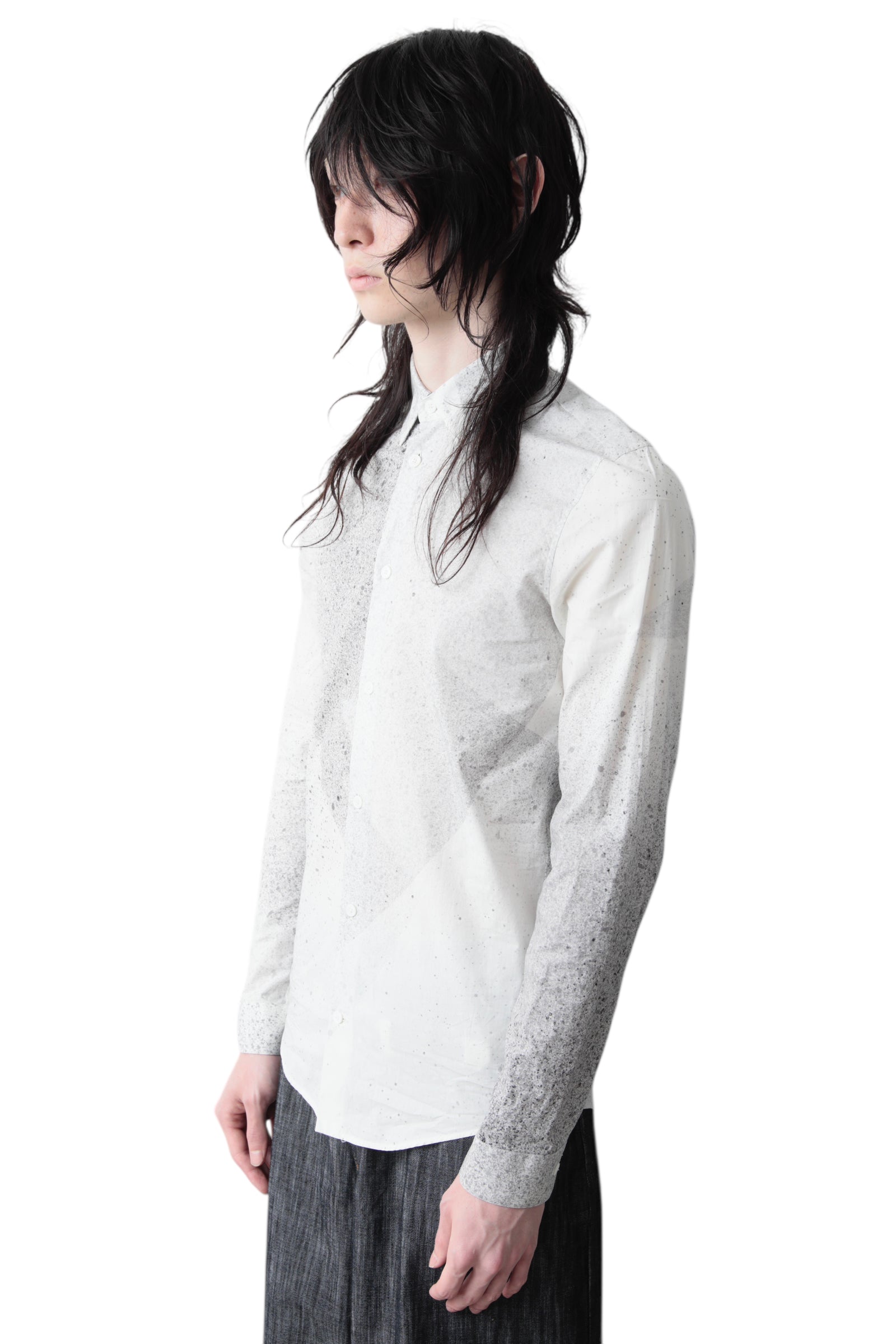 BALENCIAGA INK SPLATTER SHIRT