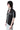Zip-up piping knit polo