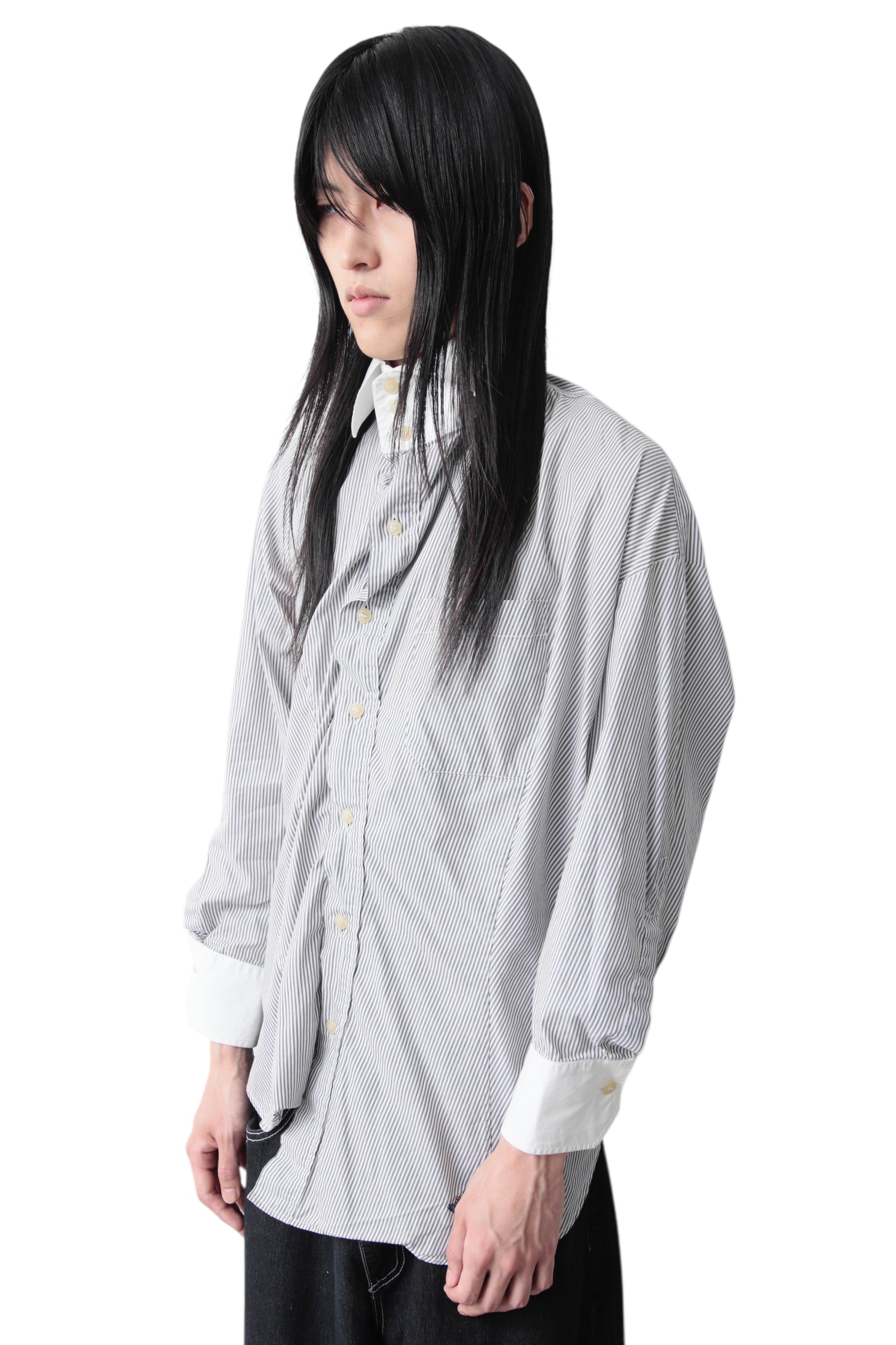 VIVIENNE WESTWOOD DEFORMATION HIGH NECK SHIRT
