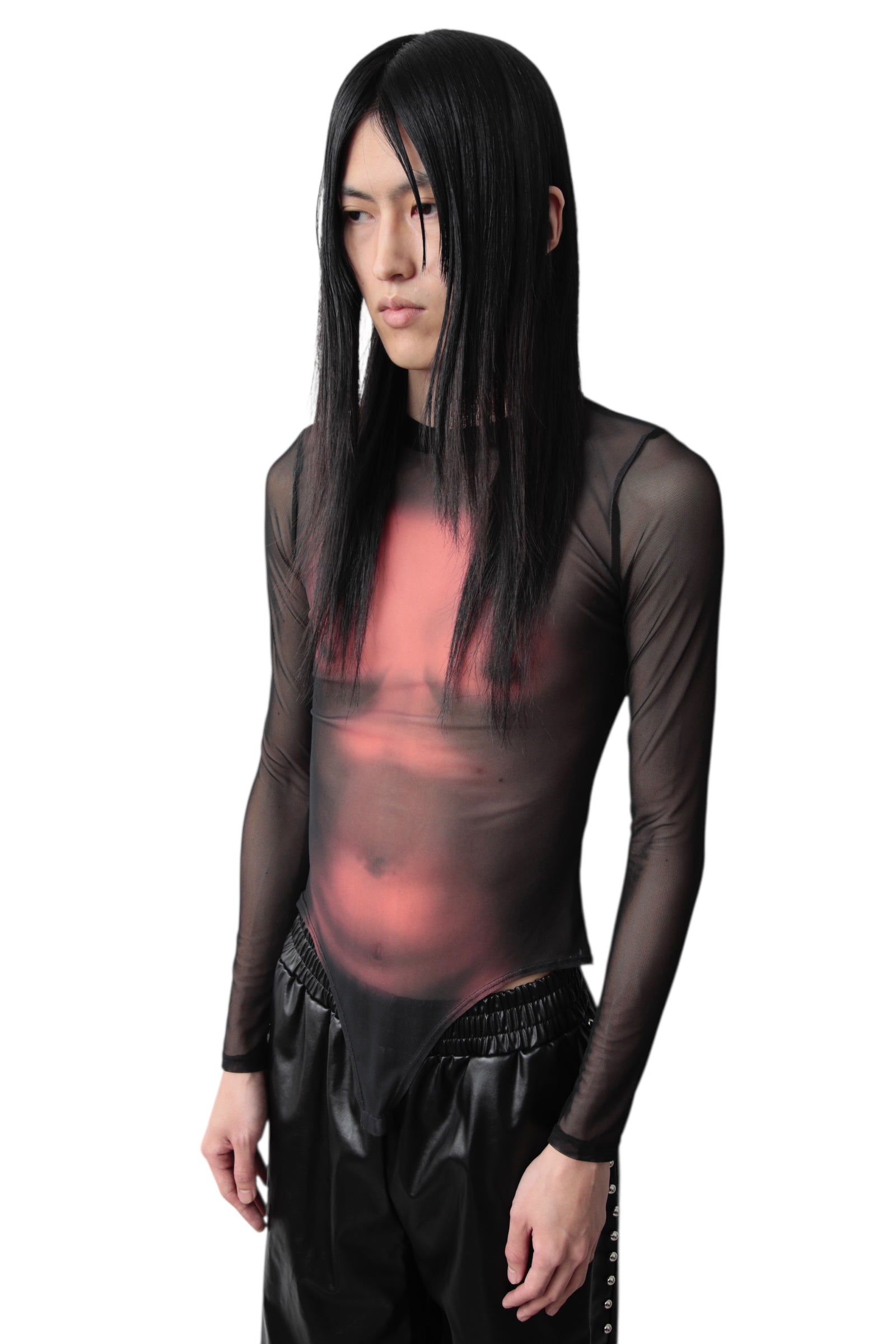 BODY GRAPHIC LEOTARD TOP