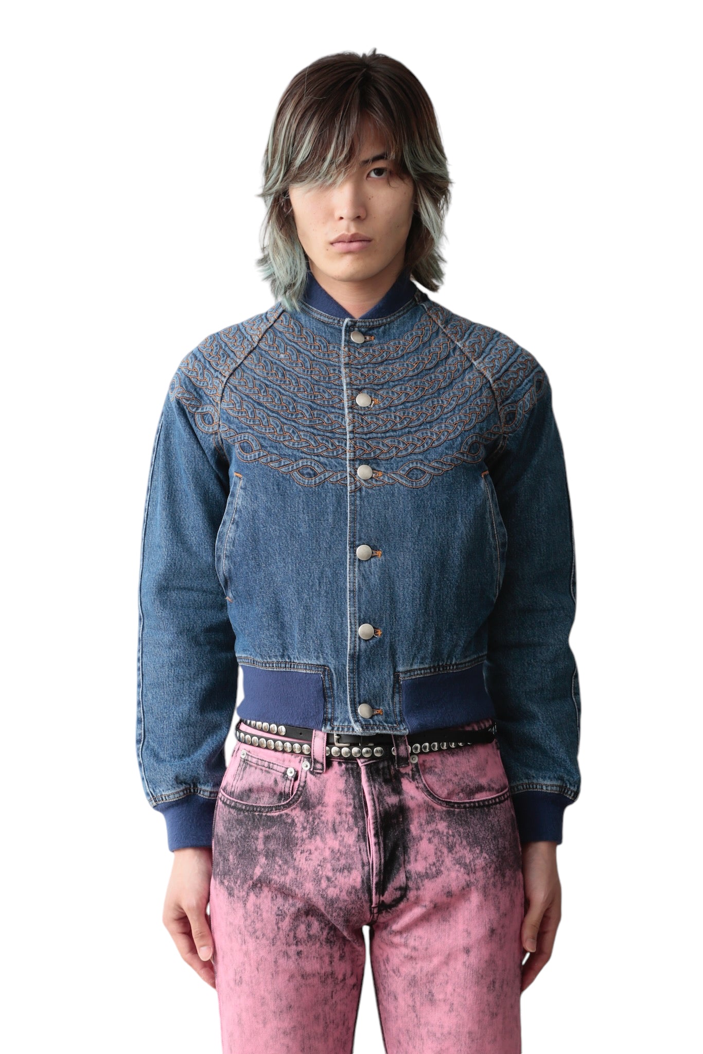 STEFAN COOKE CORDED DENIM BOMBER