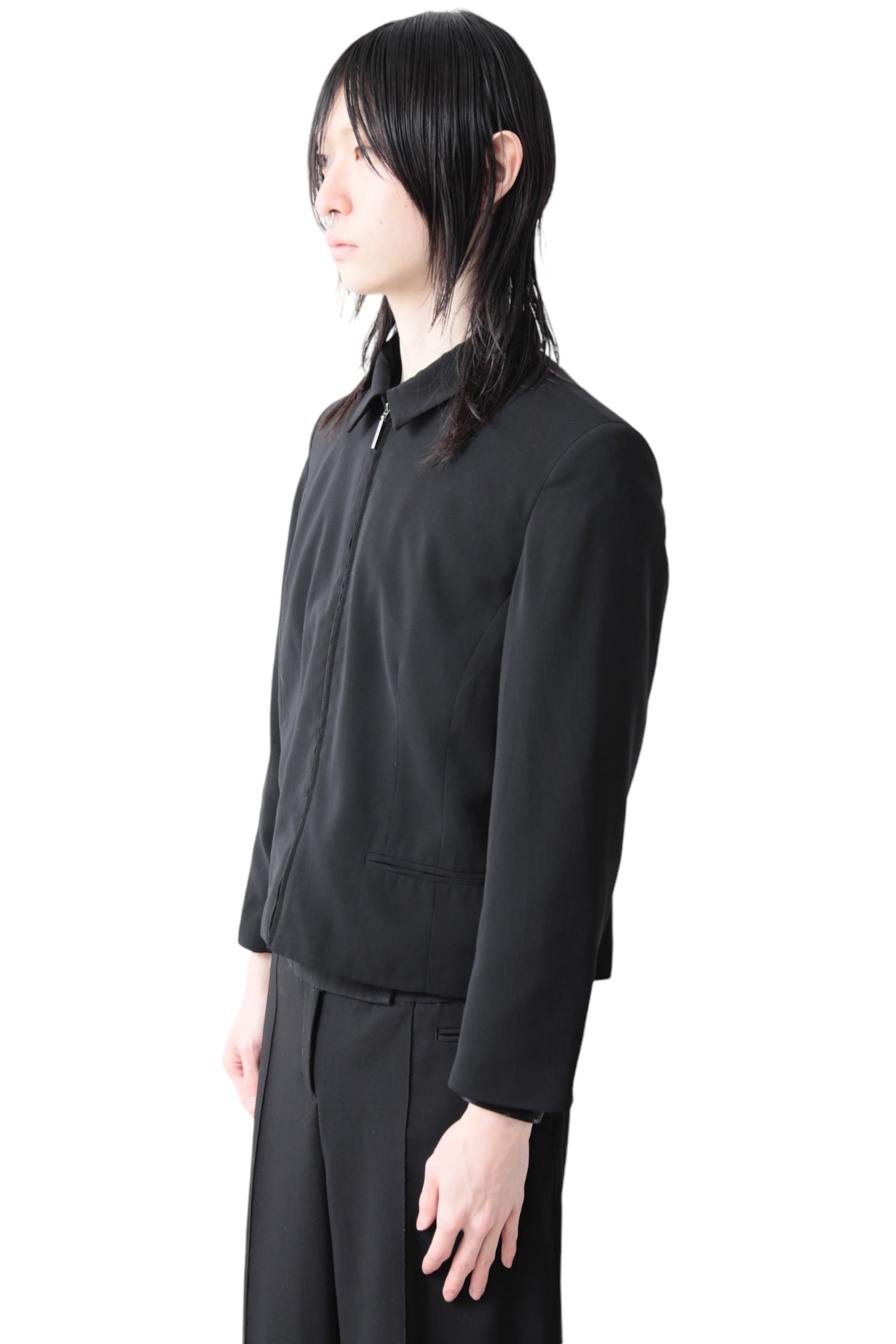 ZIP UP BOXY BLOUSON