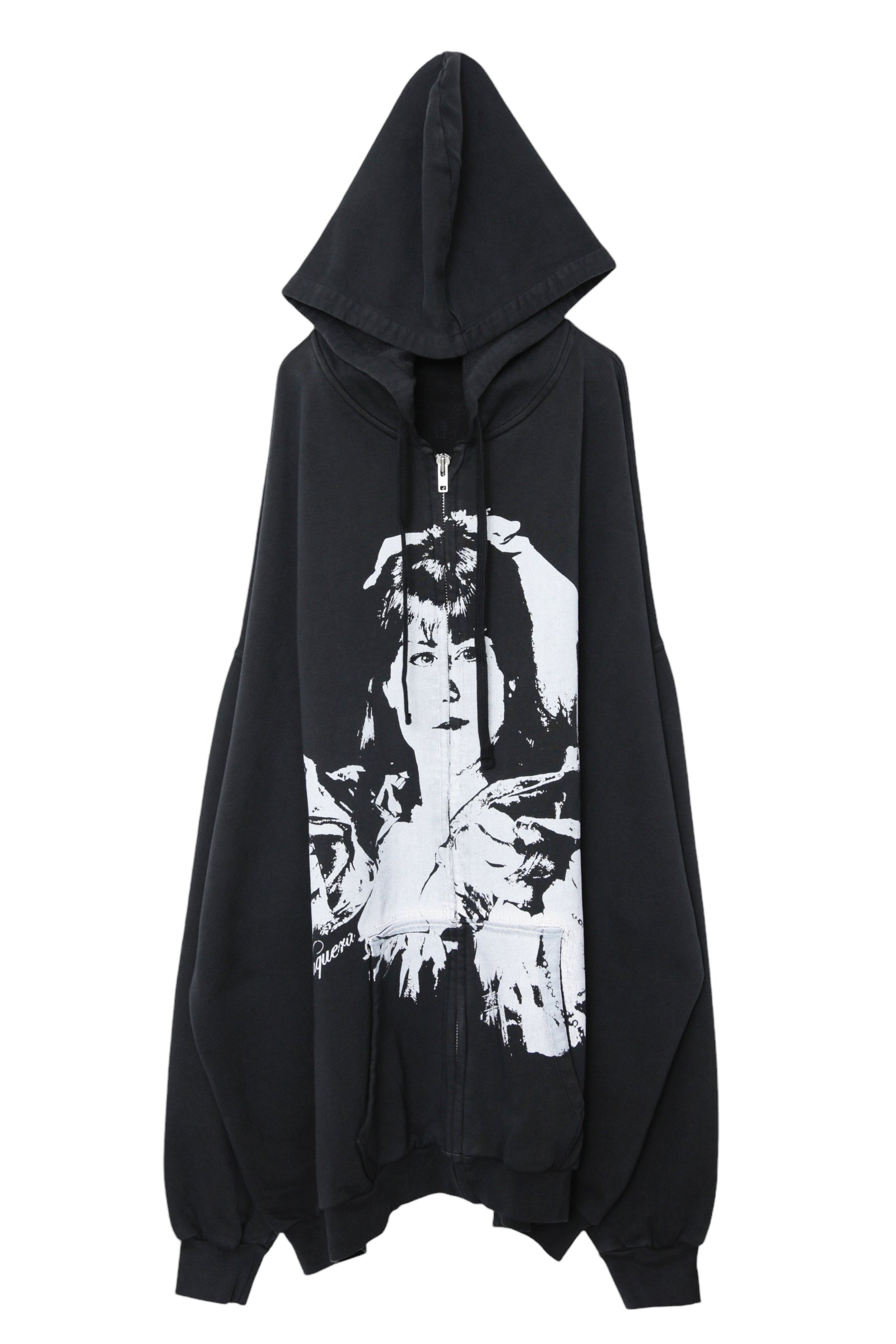 VAQUERA BRIDE GIANT ZIP UP HOODIE WOVEN