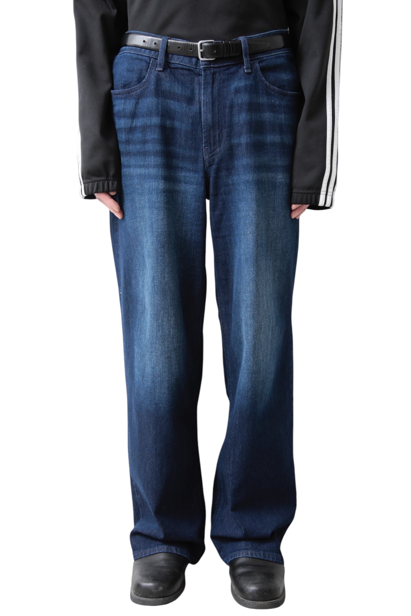 FADE BLUE BAGGY DENIM PANTS