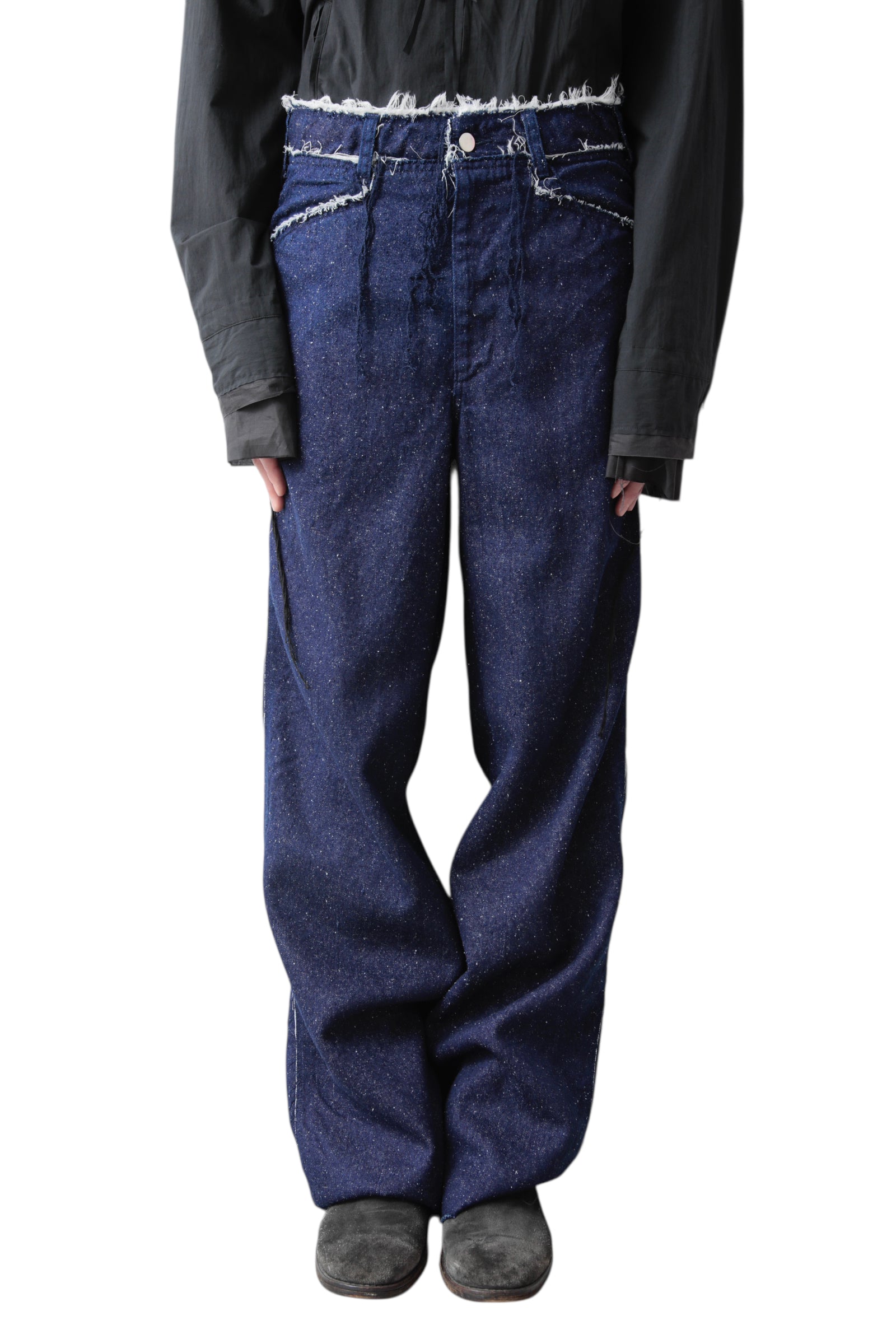 MIDORIKAWA SILK DENIM PANTS