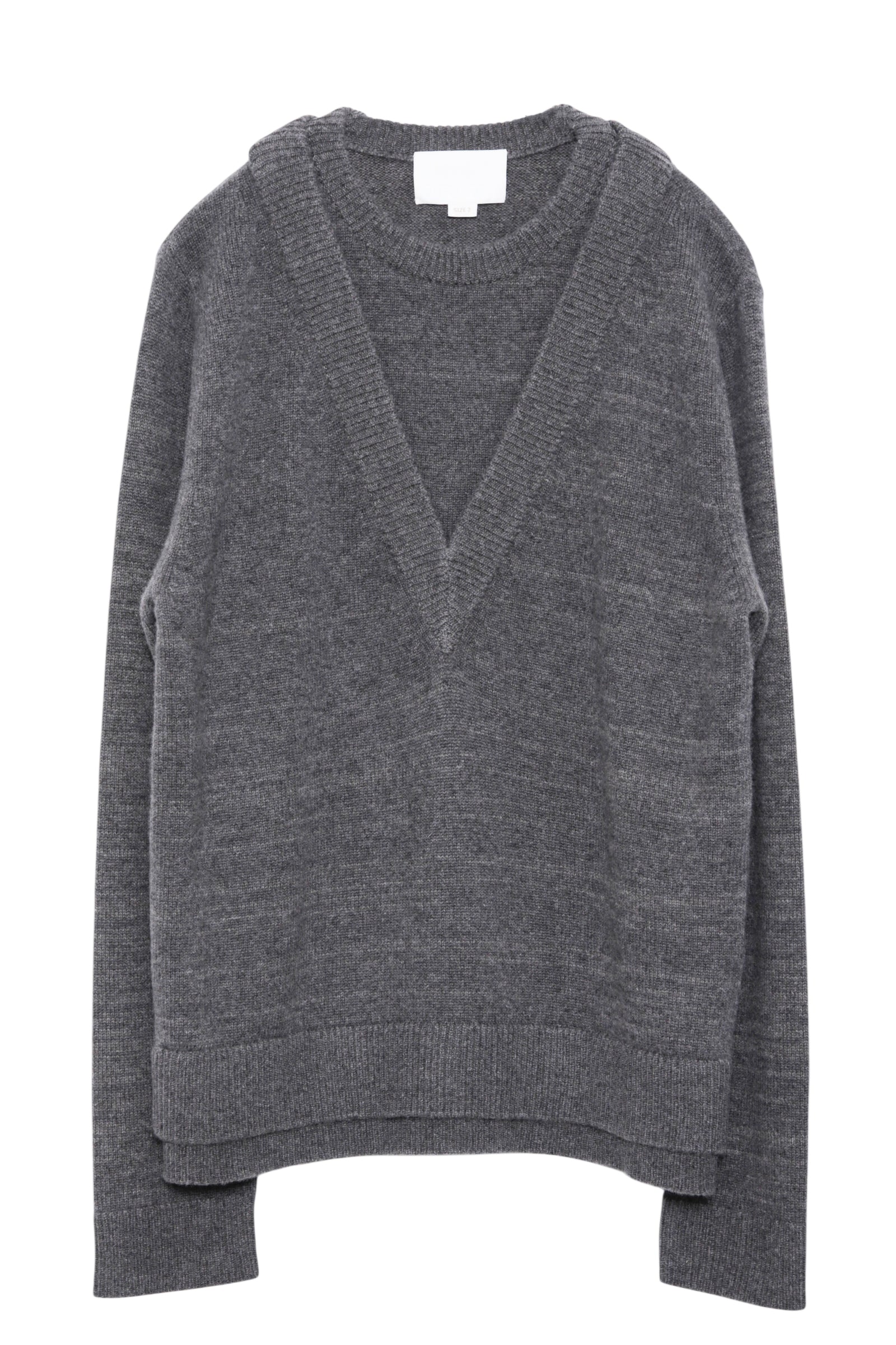ORIMI DOUBLE V-SWEATER
