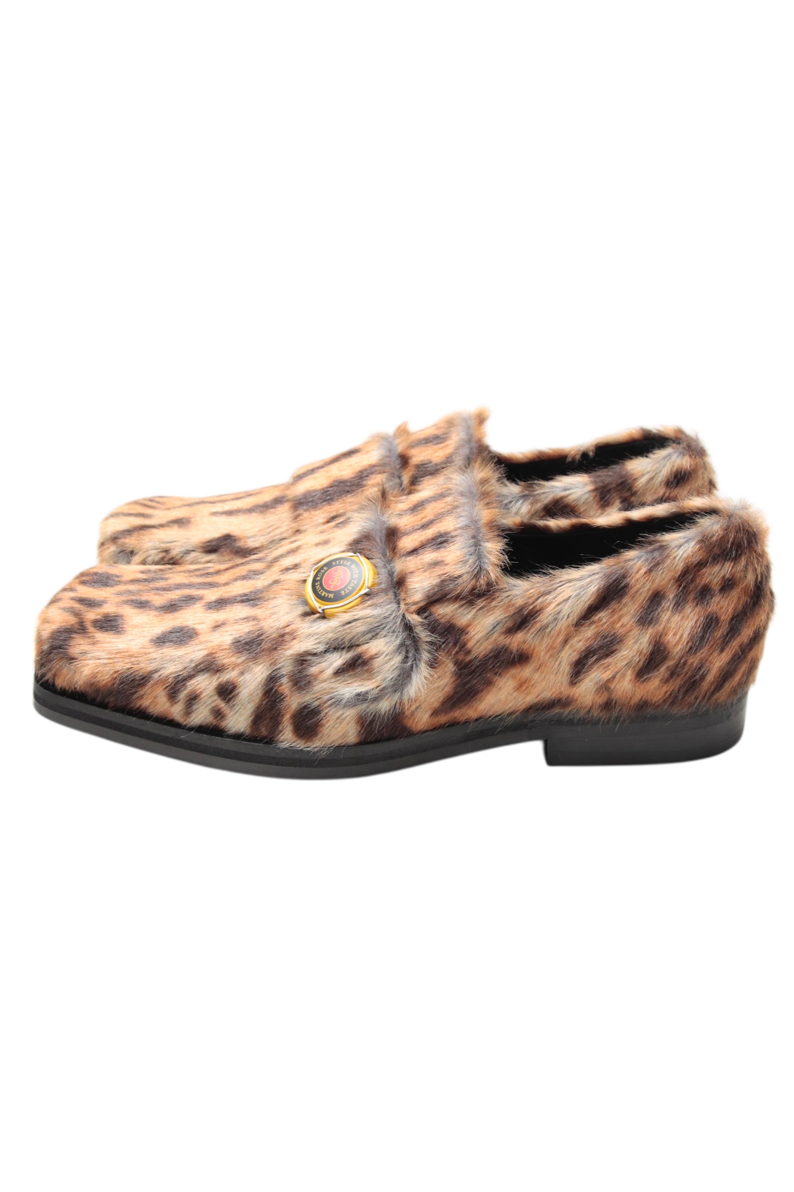 MARTINE ROSE CHAMPAGNE CAP SQUARE TOE LOAFER