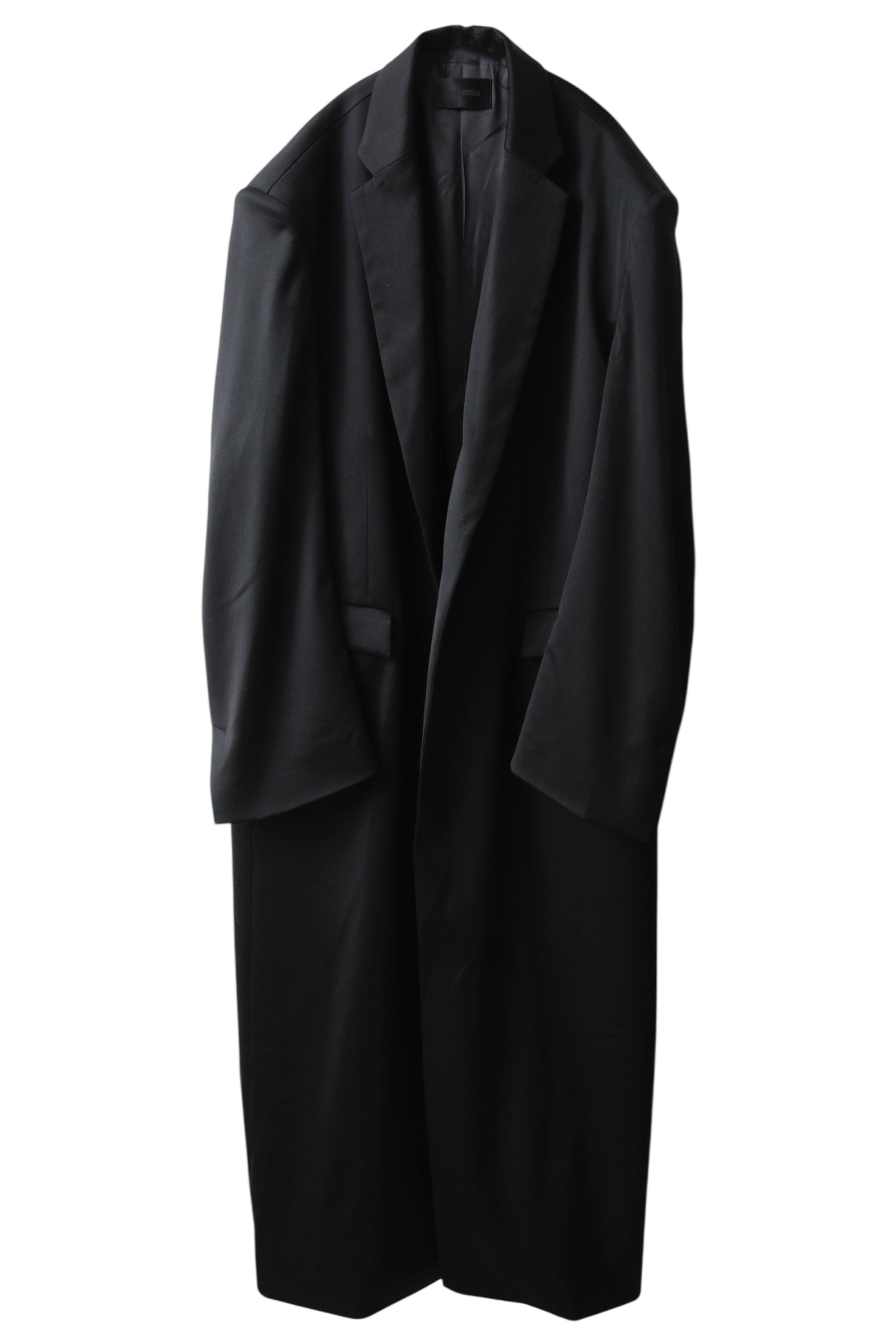 KEISUKE YOSHIDA TRUDGE TAILORED COAT WOOL CALZE