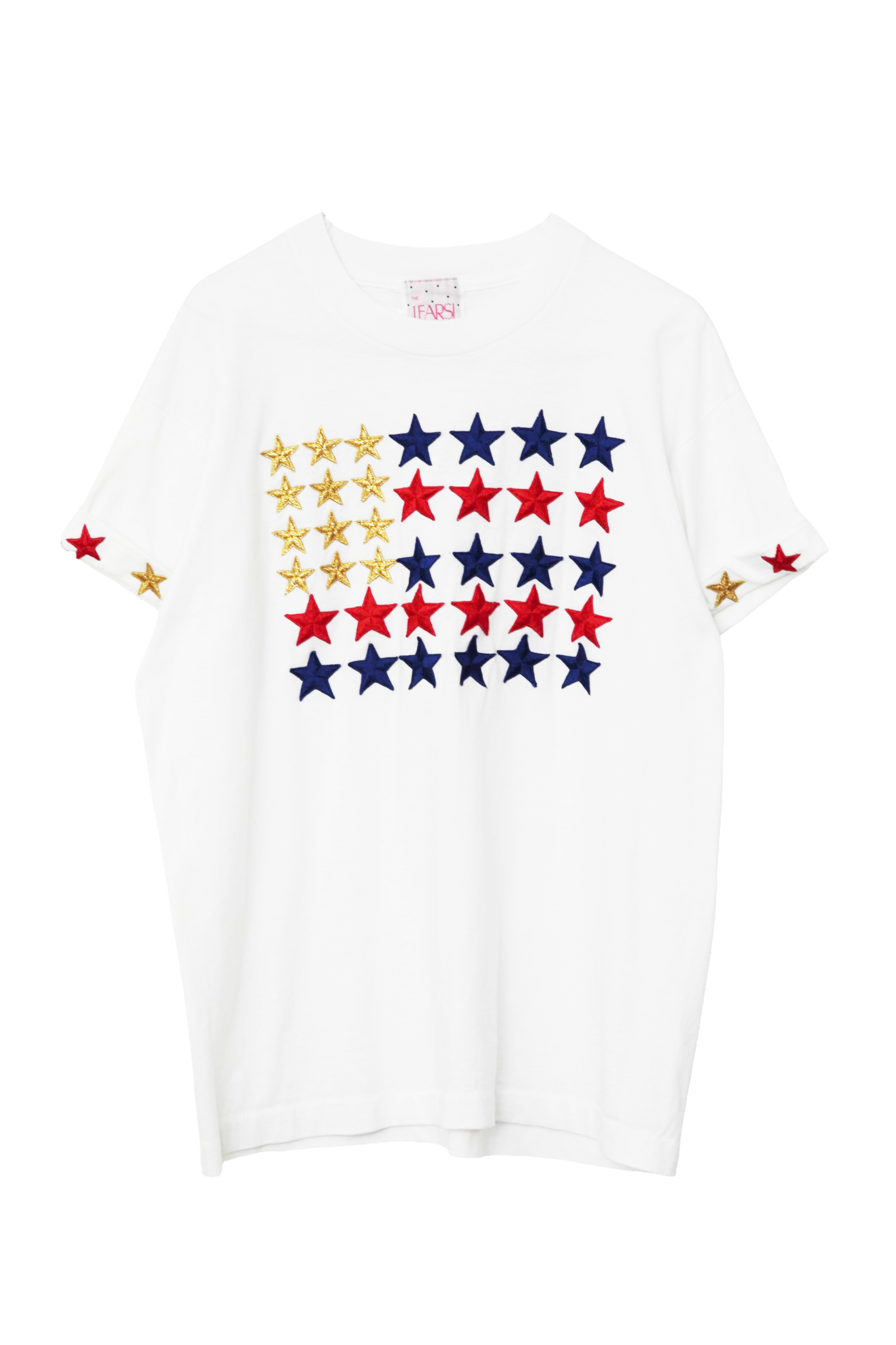 US FLAG EMBROIDERY T-SHIRT
