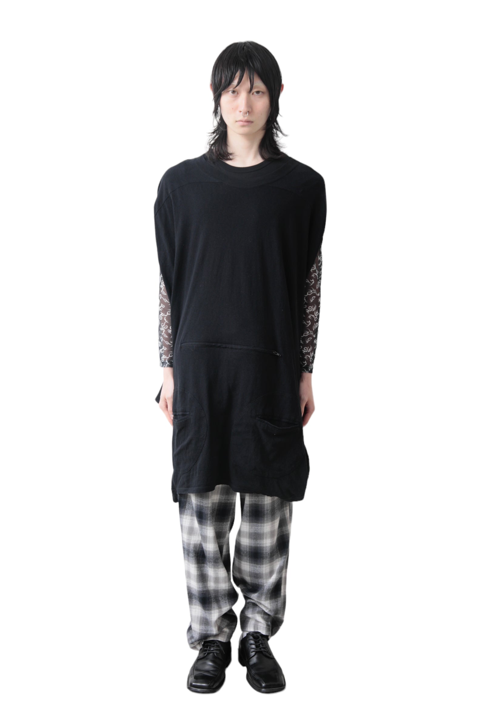 BERNHARD WILLHELM TWO SLEEVES ONE PIECE T-SHIRT