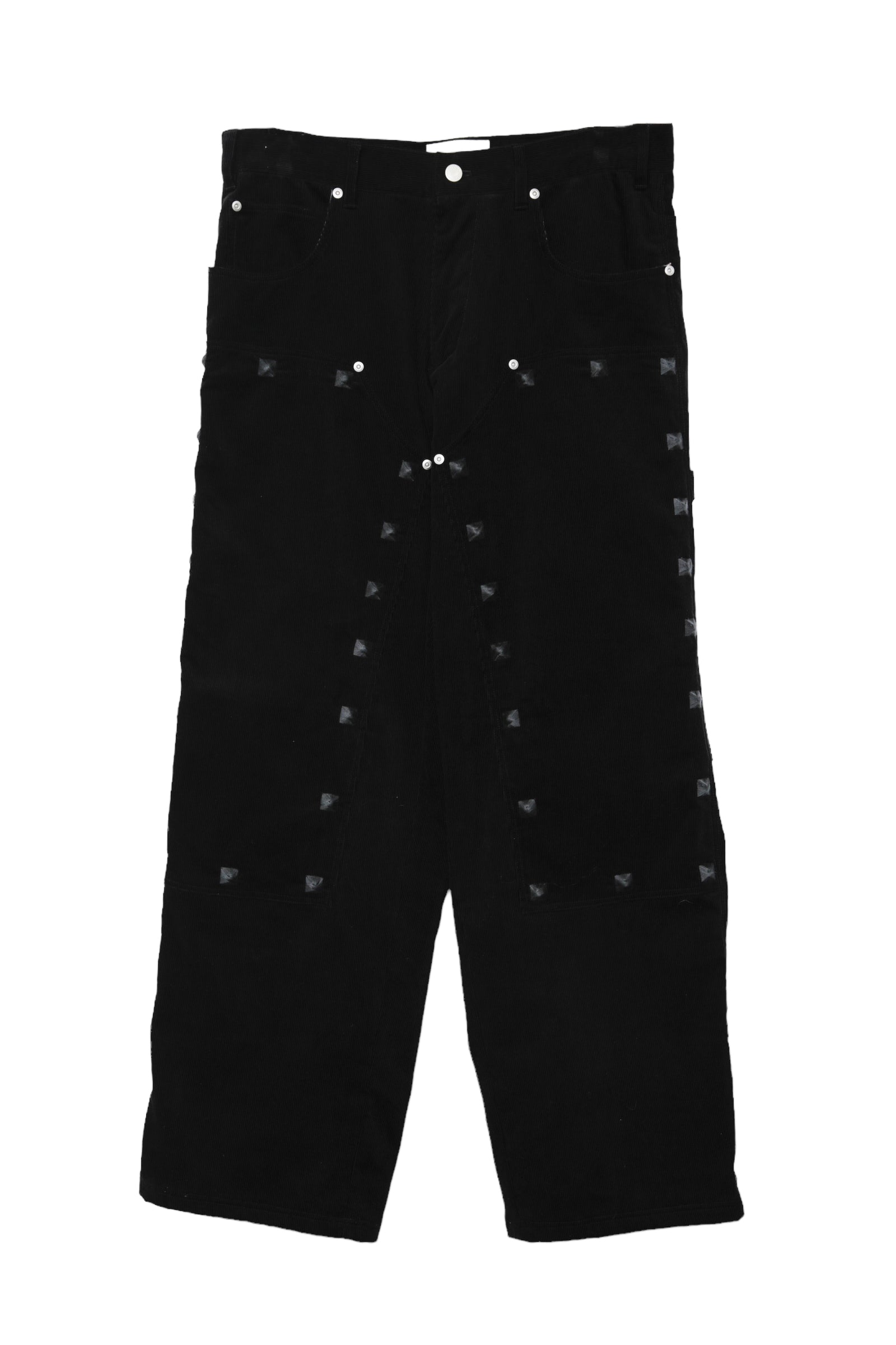 ORIMI FAKE STUDDED DOUBLE KNEE PANTS