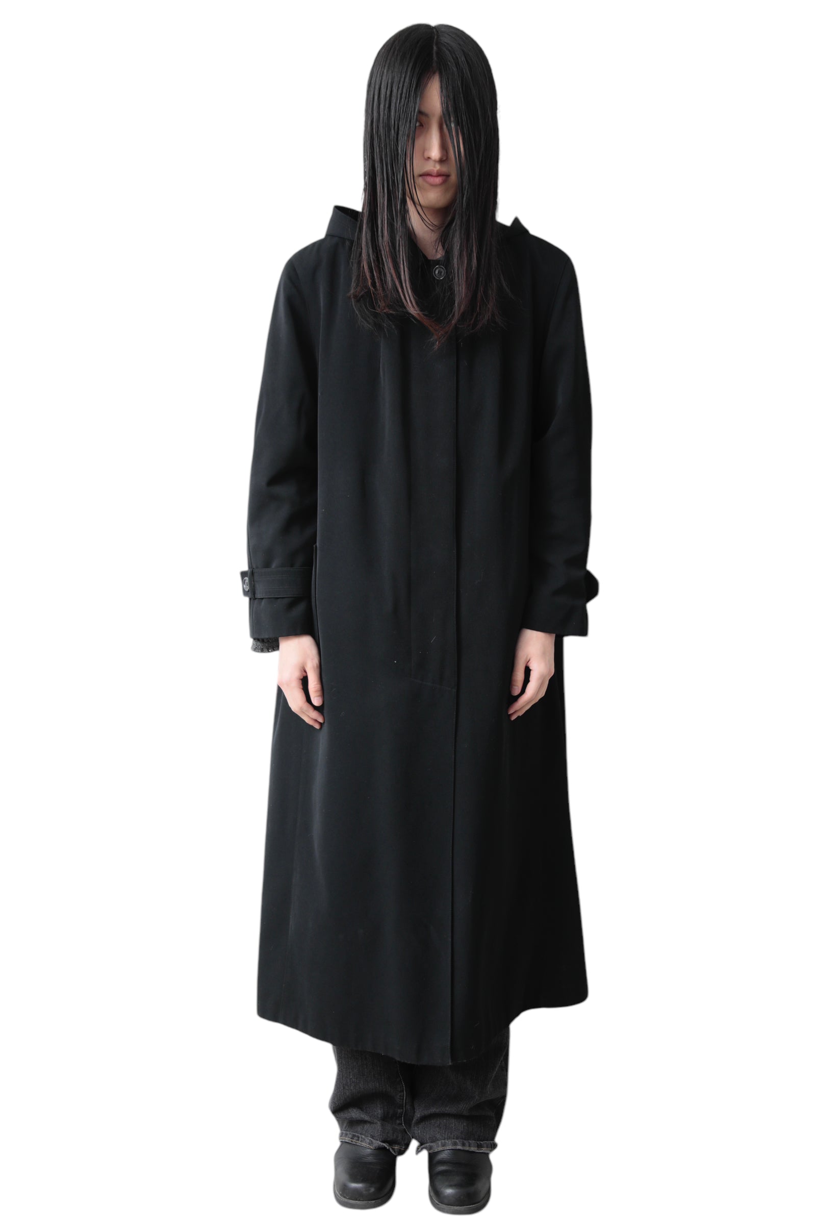 HOODED LONG COAT