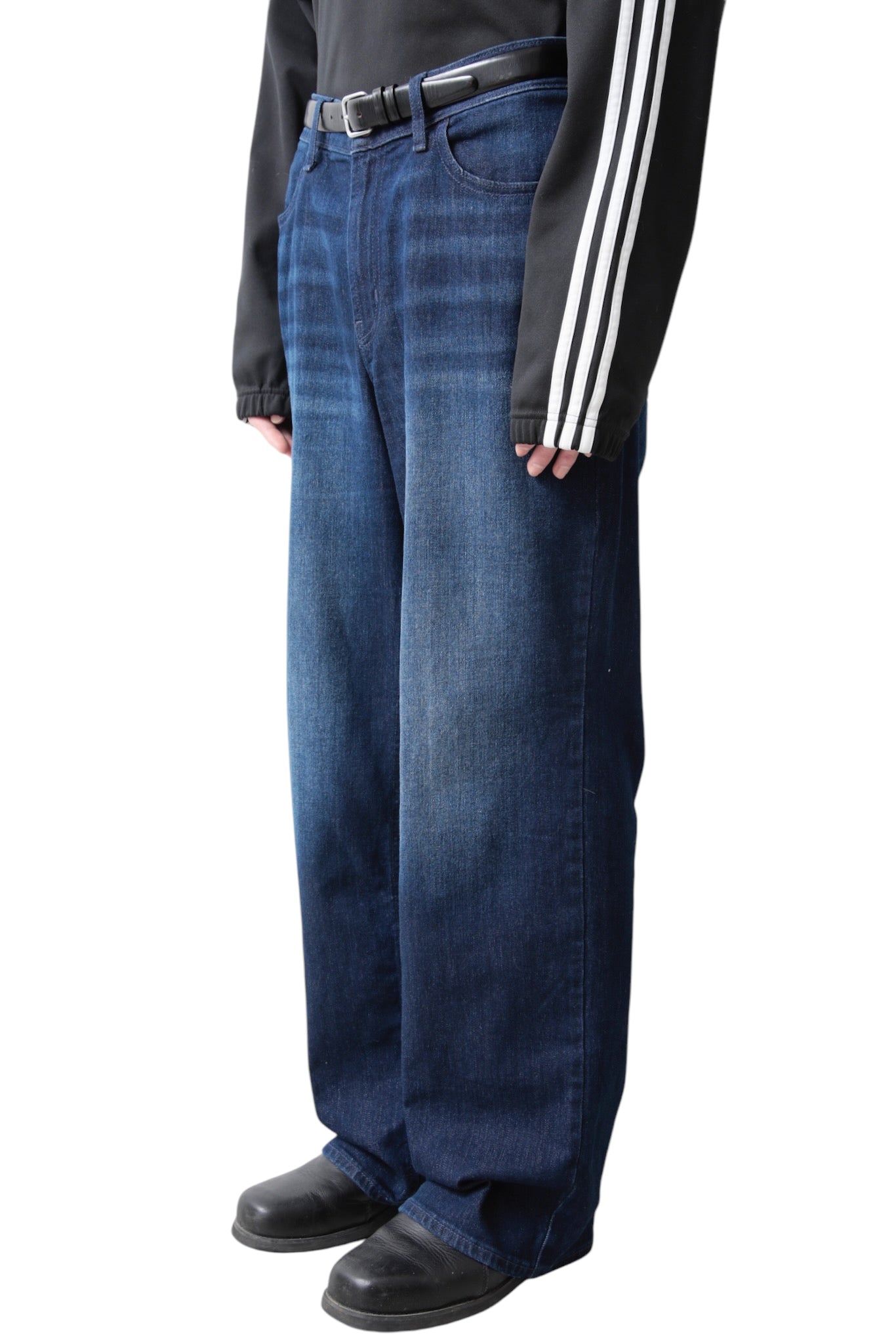 FADE BLUE BAGGY DENIM PANTS