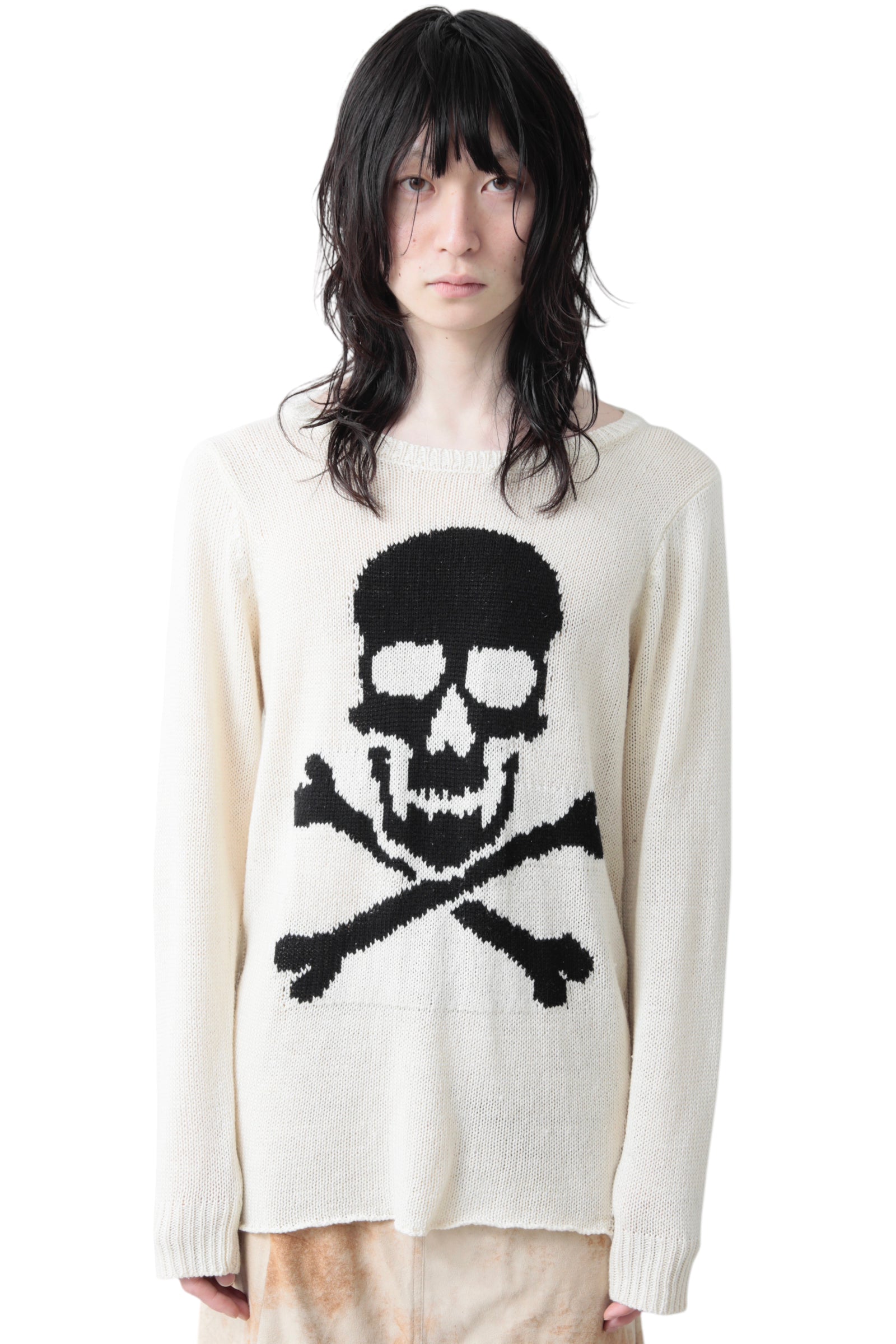 CRUSHED SKULL SWEATER