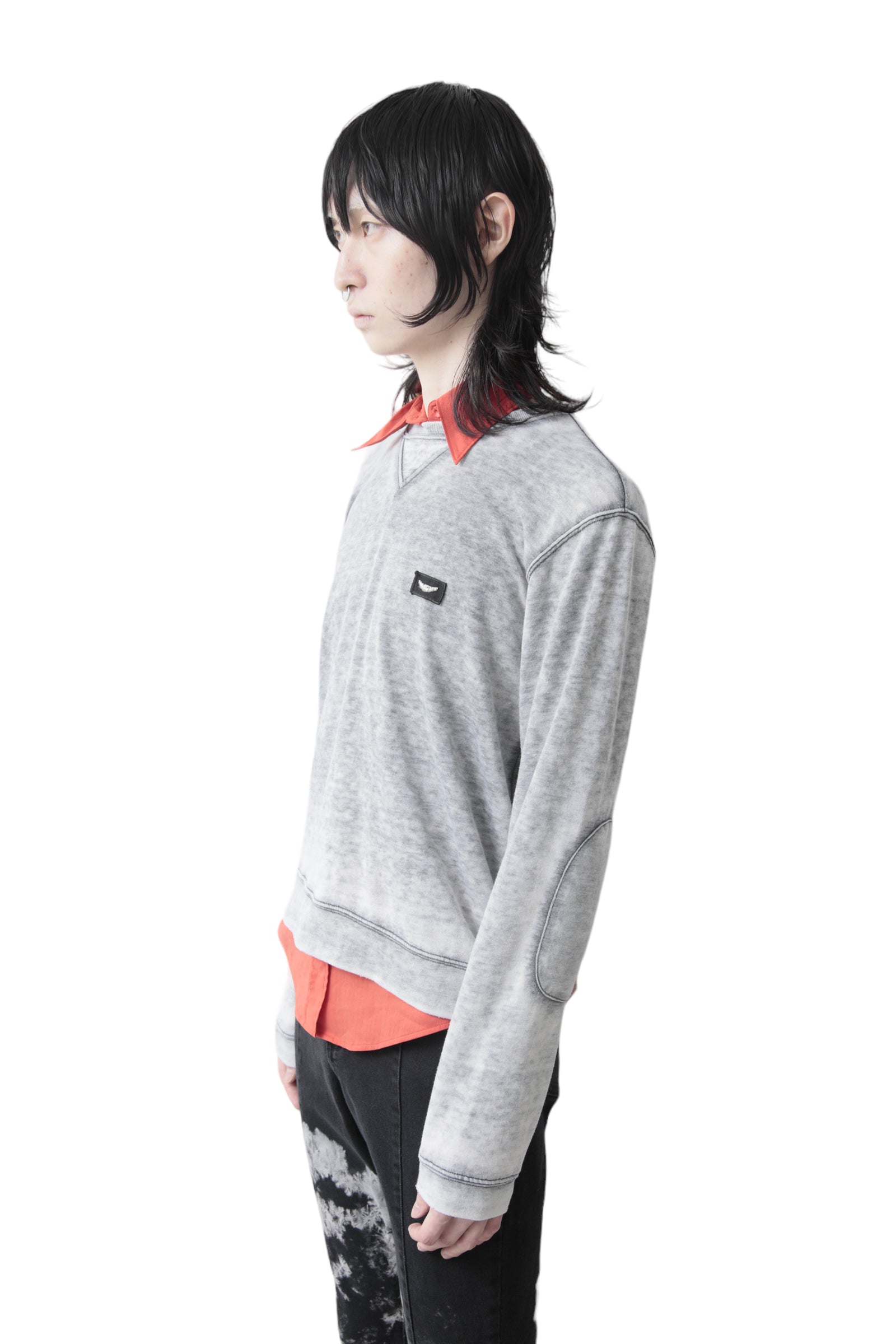 ARMANI JEANS FADE SWEAT TOP