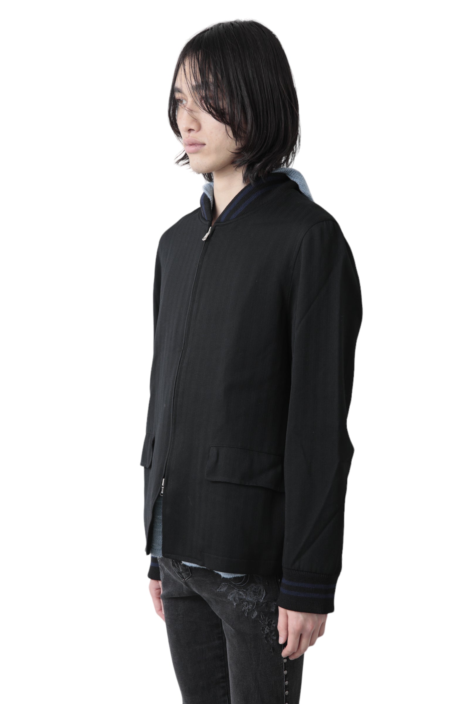 2000s GIULIANO FUJIWARA DRIVERS RIB BLOUSON