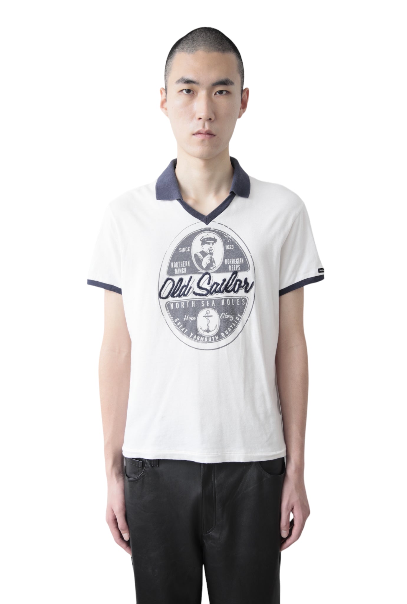 DOLCE&GABBANA SKIPPER LOGO LINGER T-SHIRT