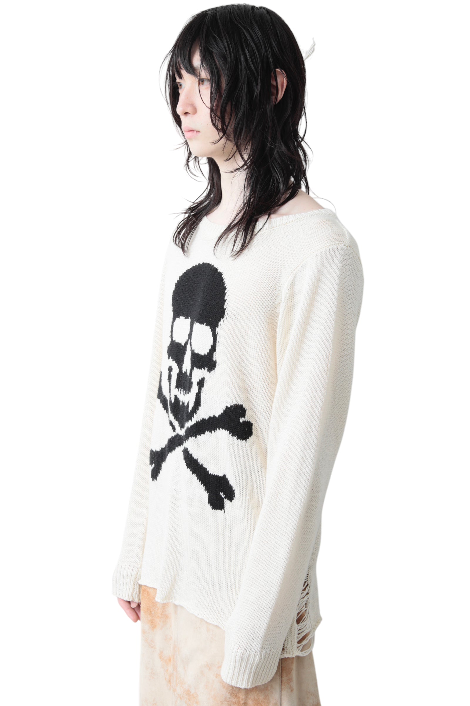 CRUSHED SKULL SWEATER