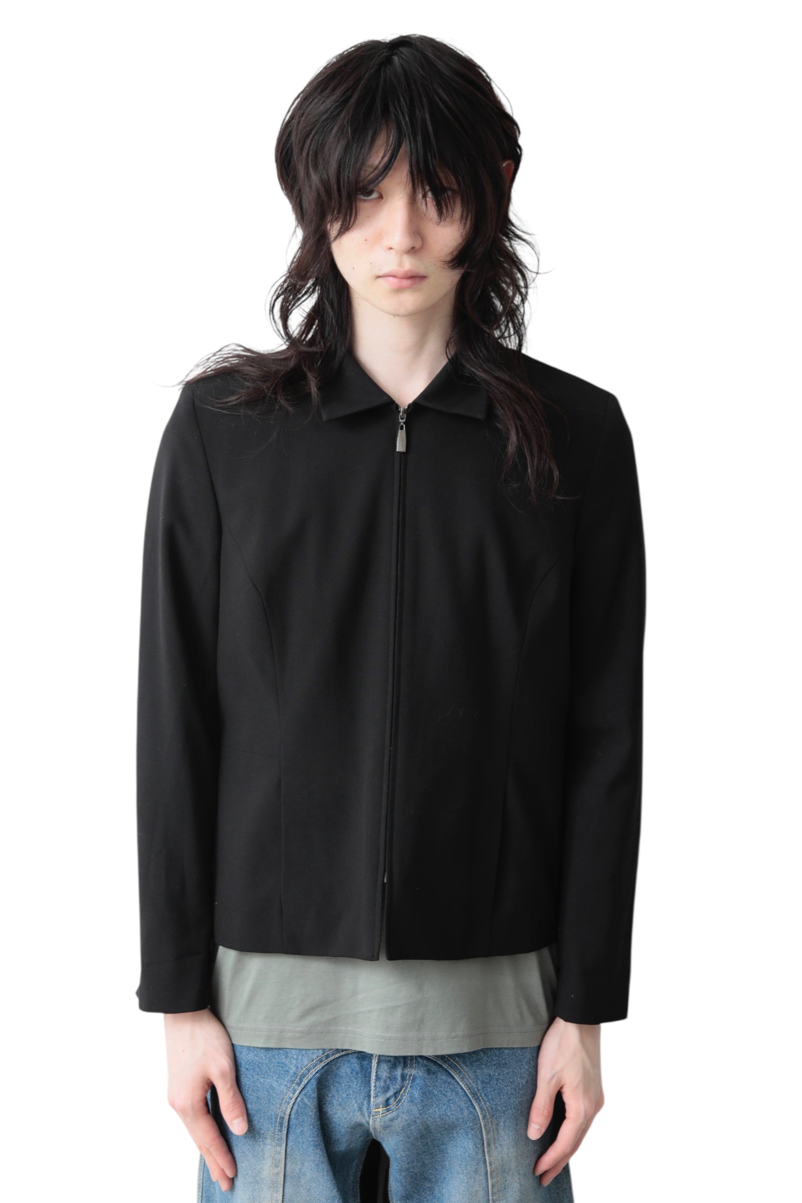 BOXY ZIP UP BLOUSON