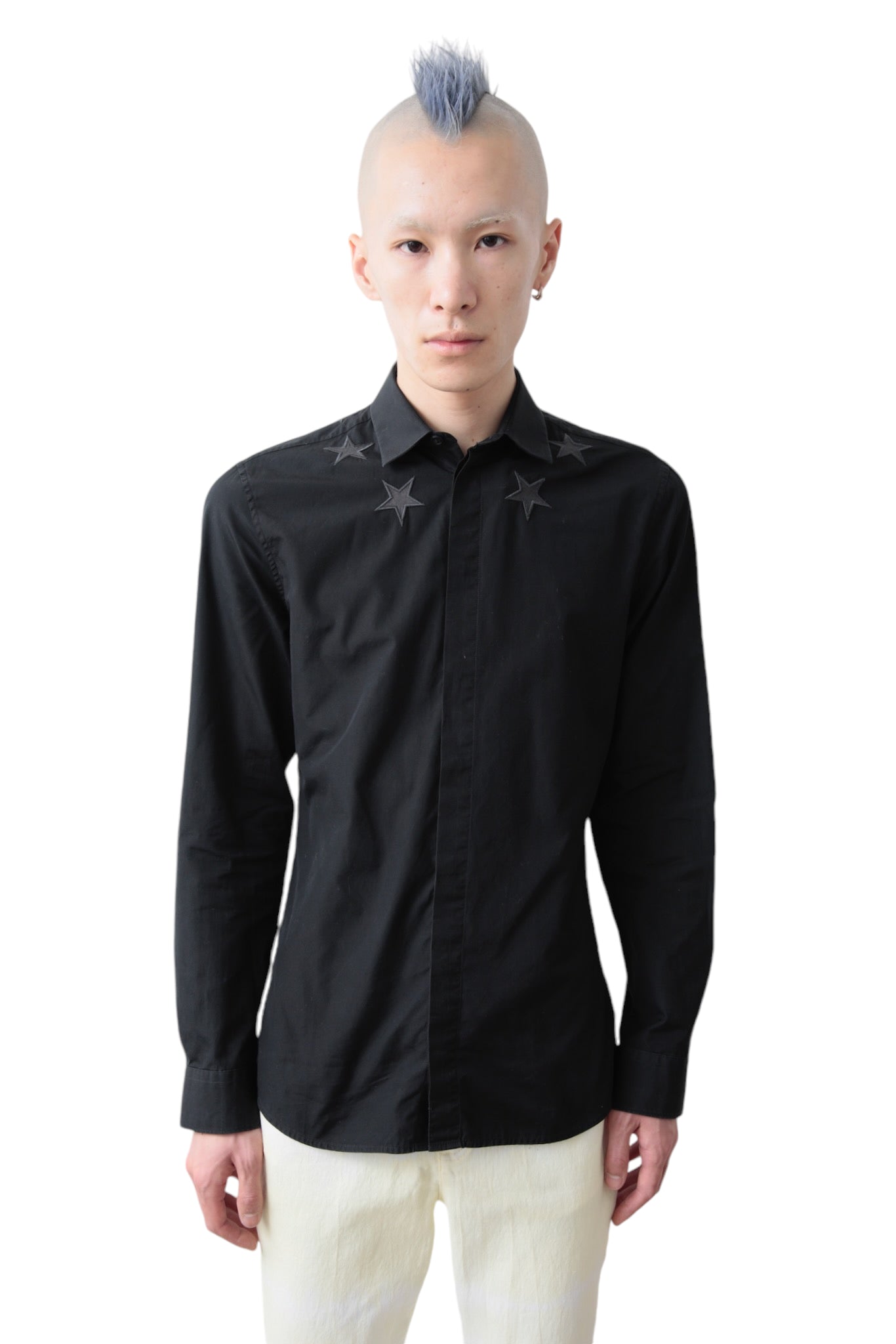 GIVENCHY BY RICCARDO TISCI STAR EMBROIDERY SHIRT