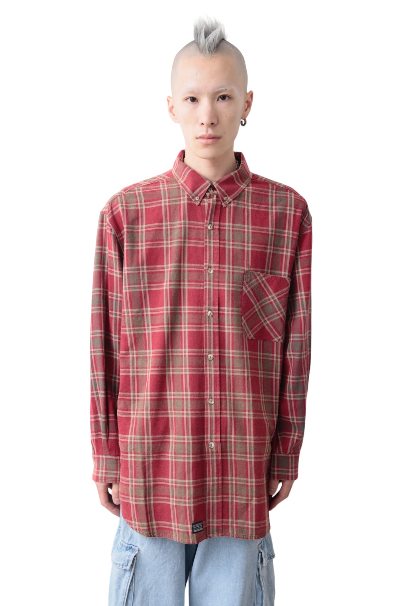 ERL UNISEX PLAID LS SHIRT