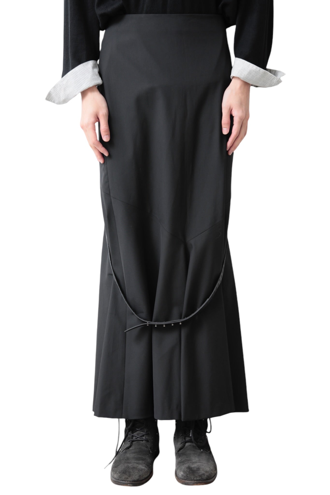 JEAN PAUL GAULTIER FEMME BONDAGE MAXI SKIRT