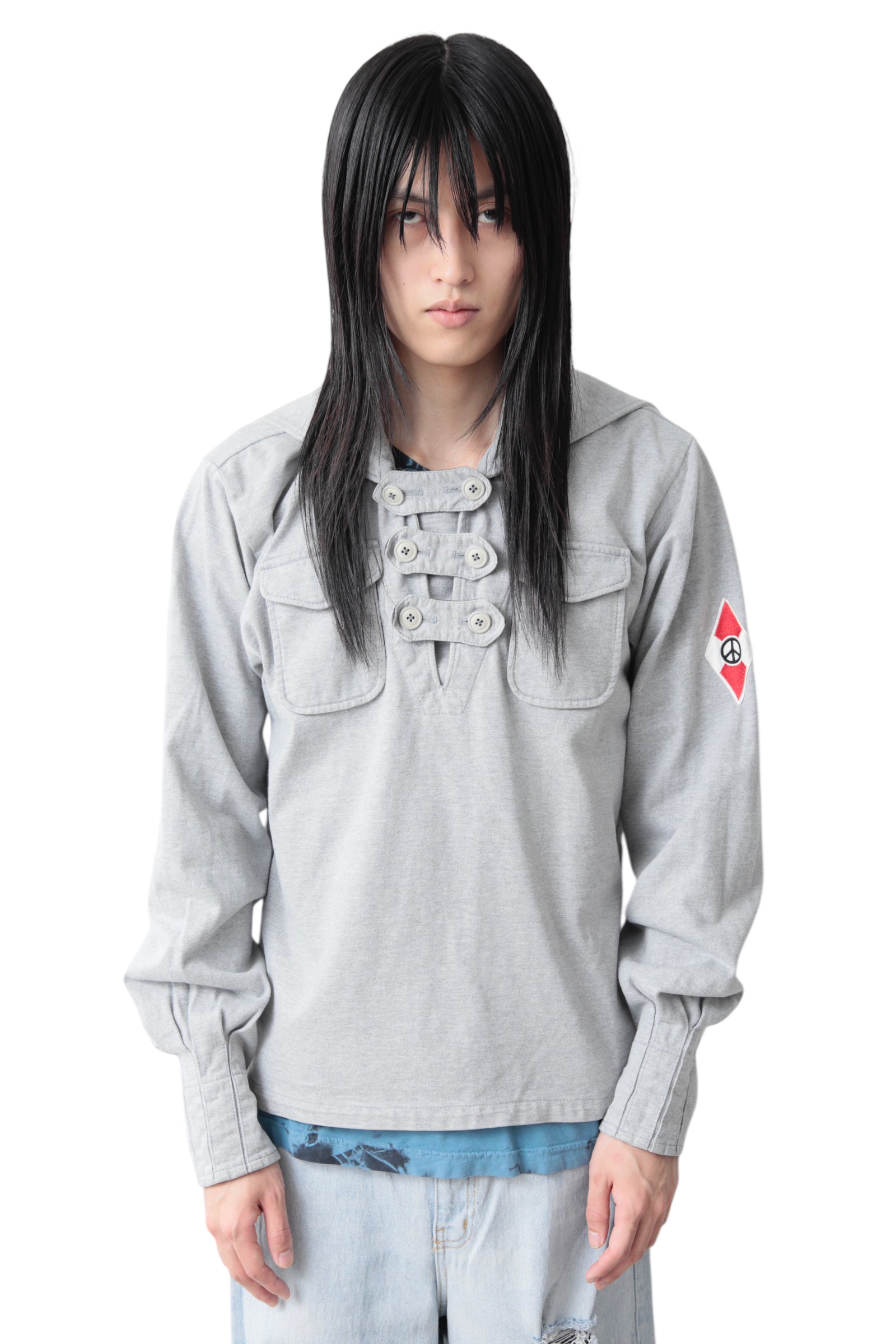 AD2003 JUNYA WATANABE SAILOR COLLAR HOODIE