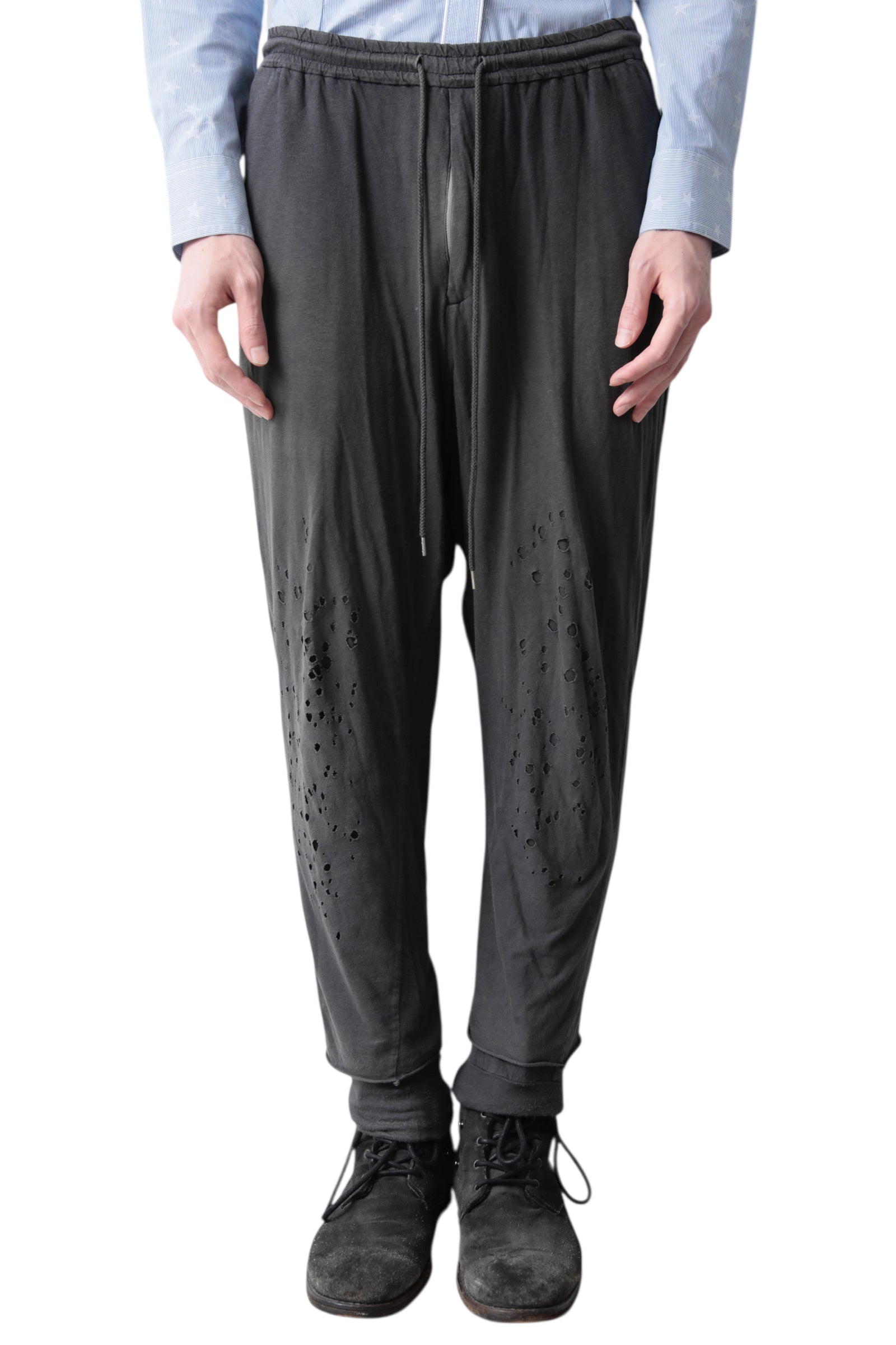 MIHARA YASUHIRO SHOTGUN CRUSHED SWEAT PANTS